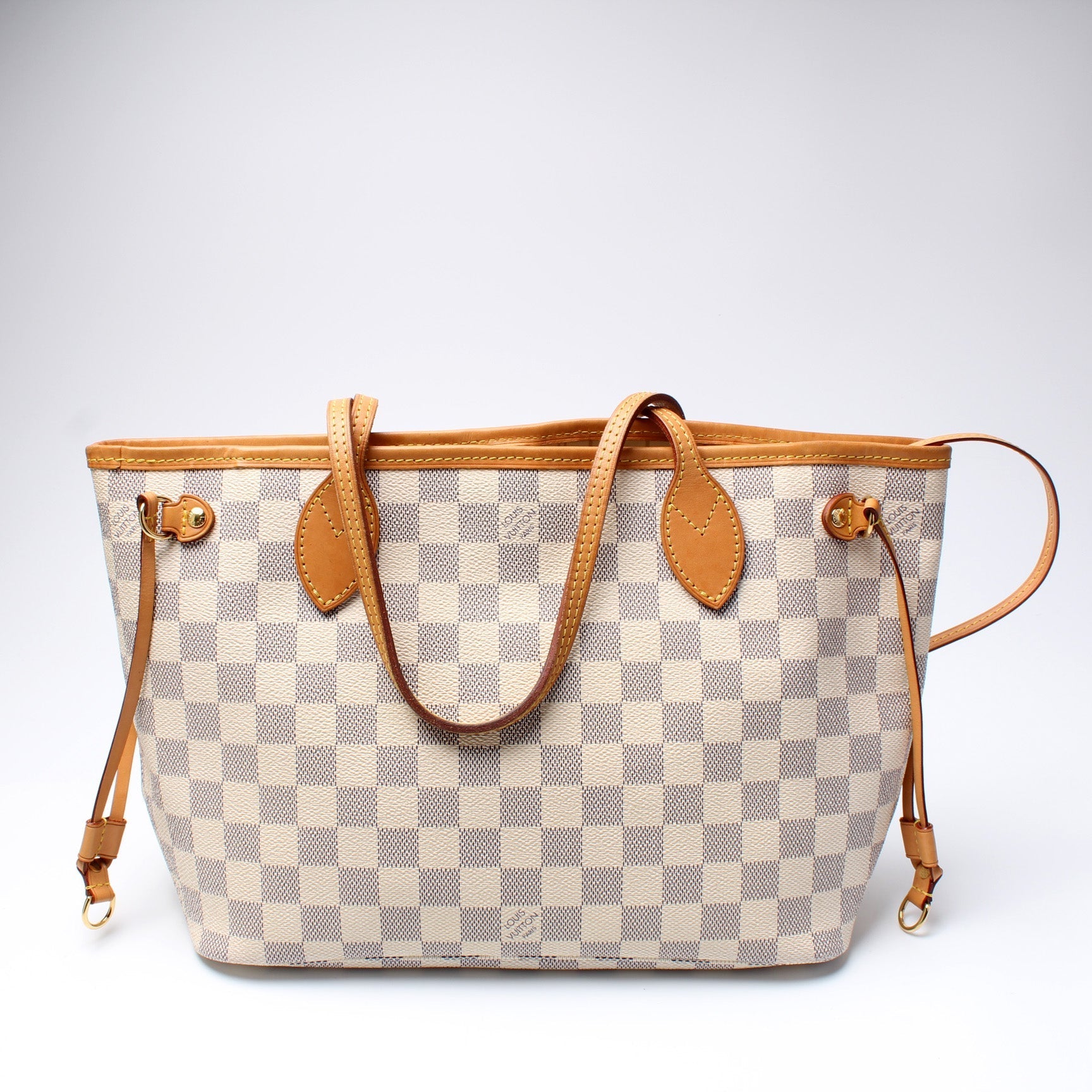 Louis Vuitton Neverfull W PM Azur Wallet Case Pm Azur