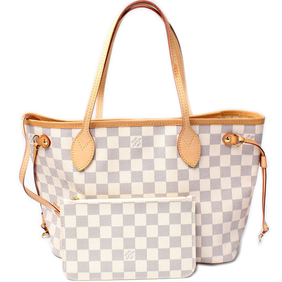 Louis Vuitton Neverfull W PM Azur Wallet Case
