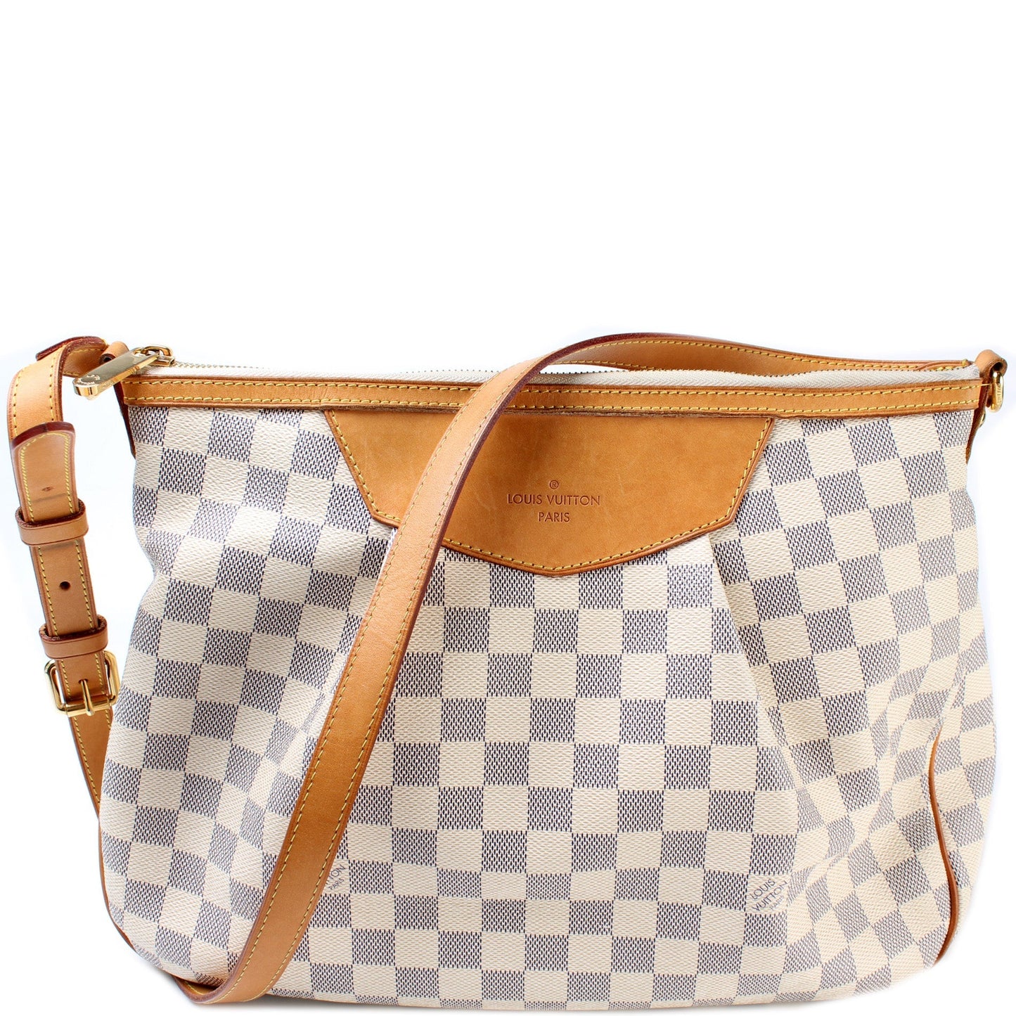 Louis Vuitton Siracusa Azur MM Damier Handbag Azur 12