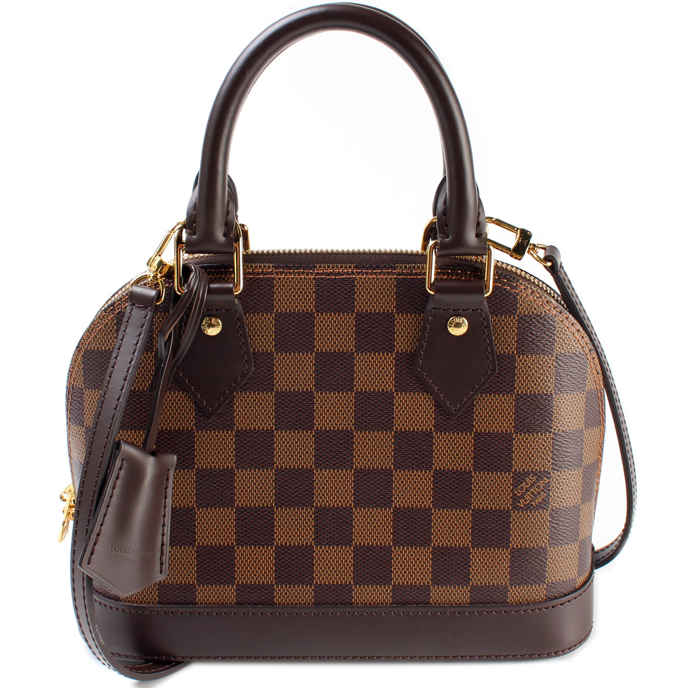 Louis Vuitton Alma BB Ebene Damier Handbag Ebene 8