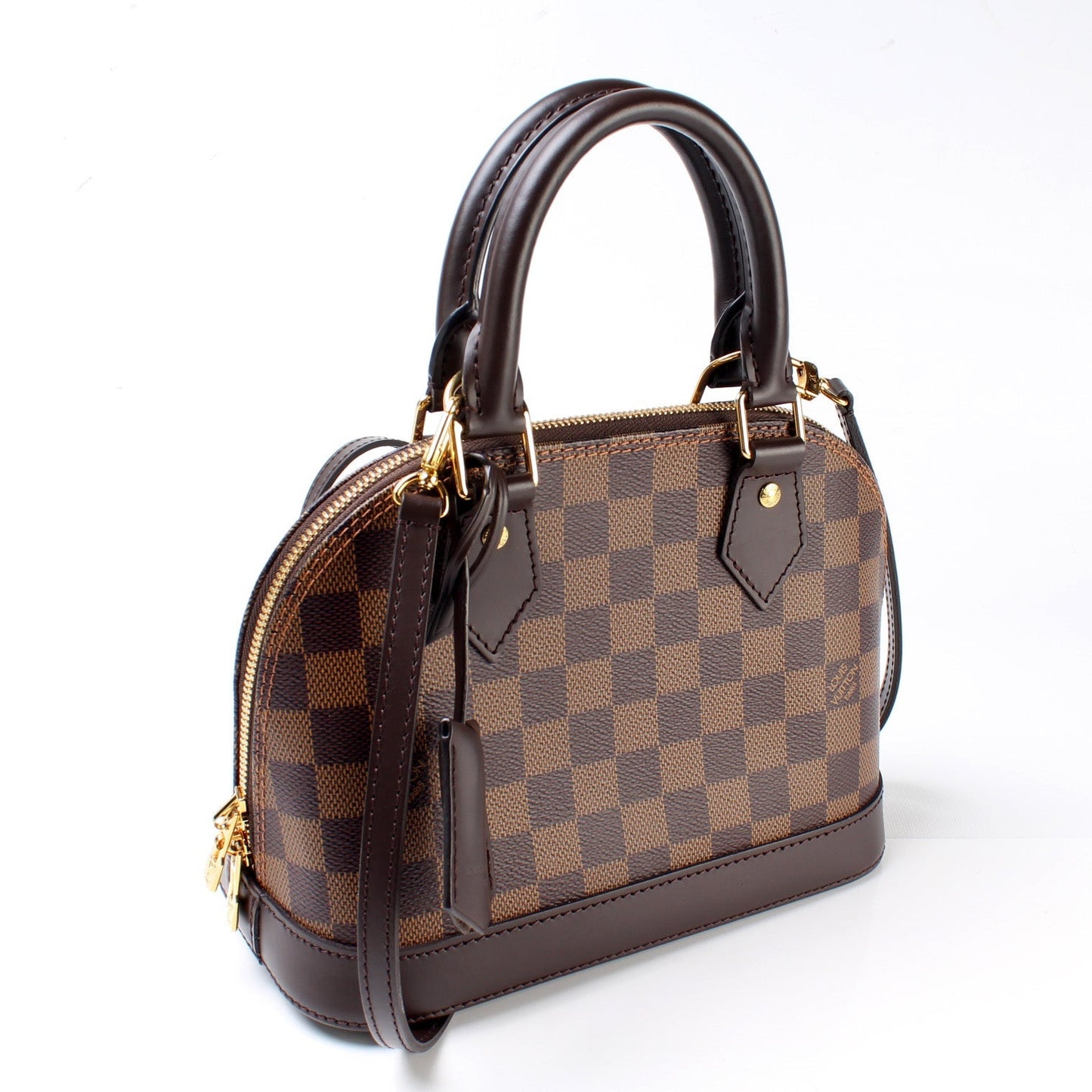 Louis Vuitton Alma BB Ebene Damier Handbag Ebene 8