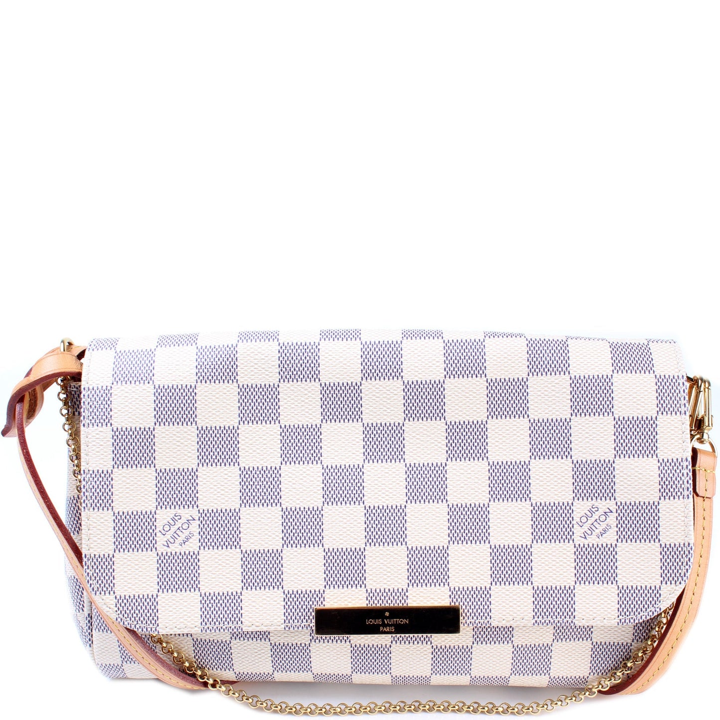 Louis Vuitton Favorite MM Azur Damier Handbag Azur 6