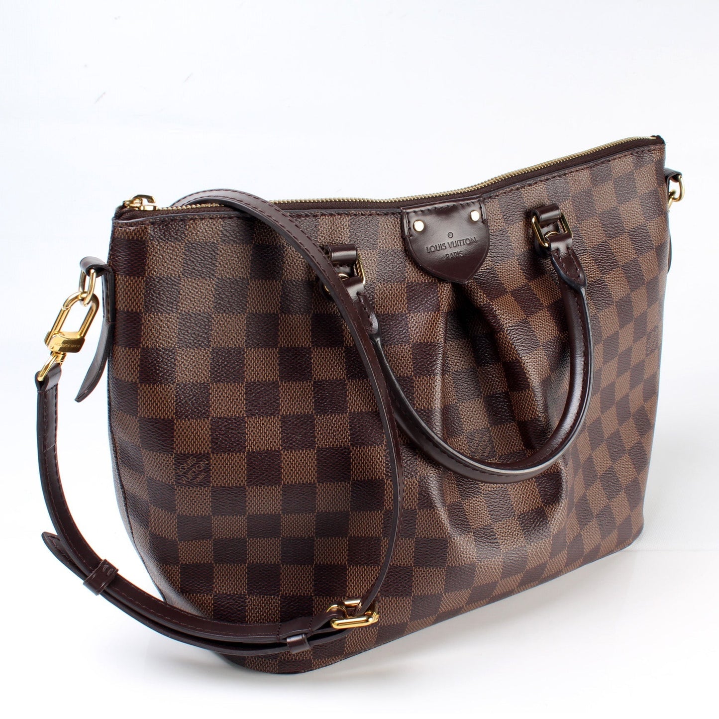 Louis Vuitton Siena Ebene MM Damier Handbag Ebene 8