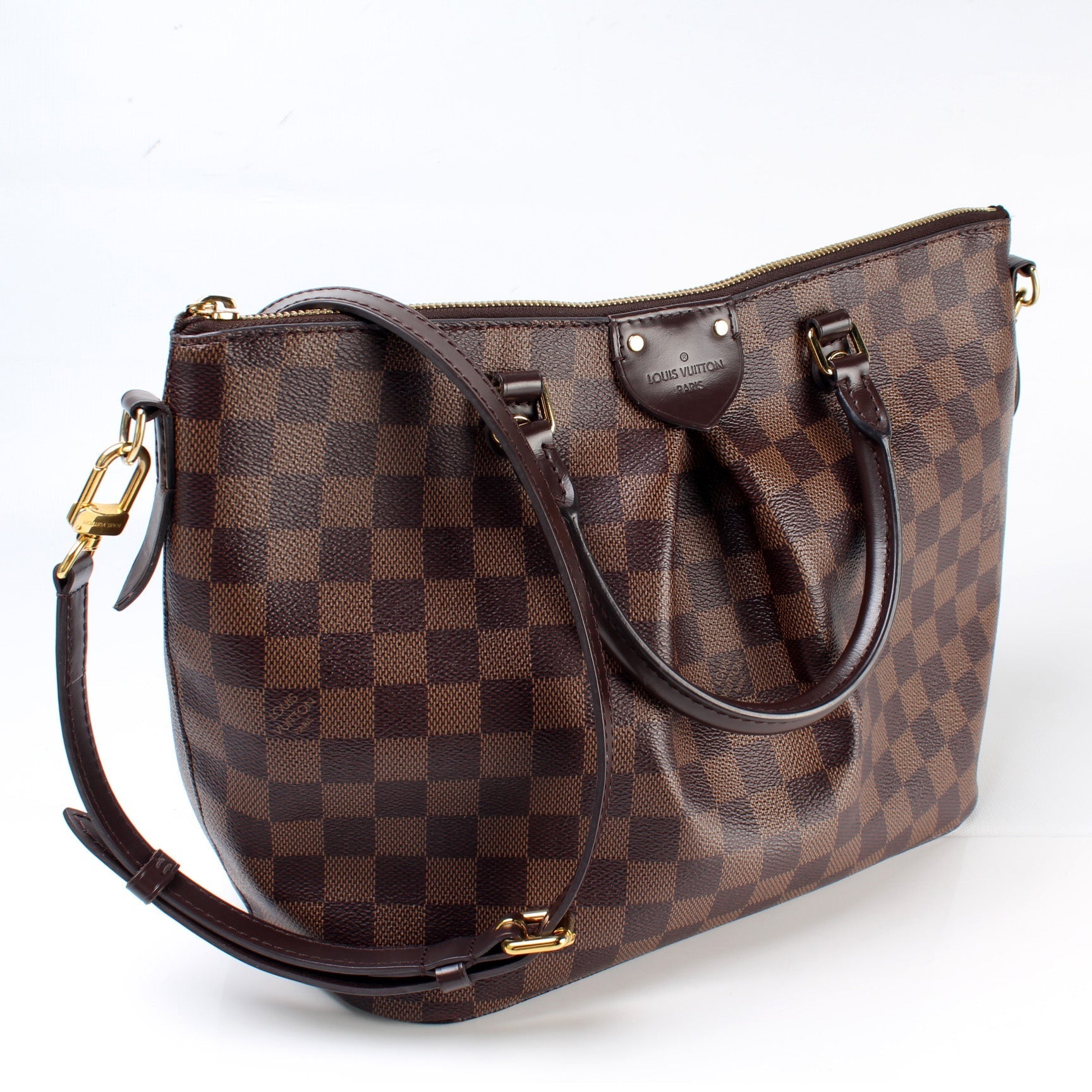 Louis Vuitton Siena Ebene MM Damier Handbag Ebene 8