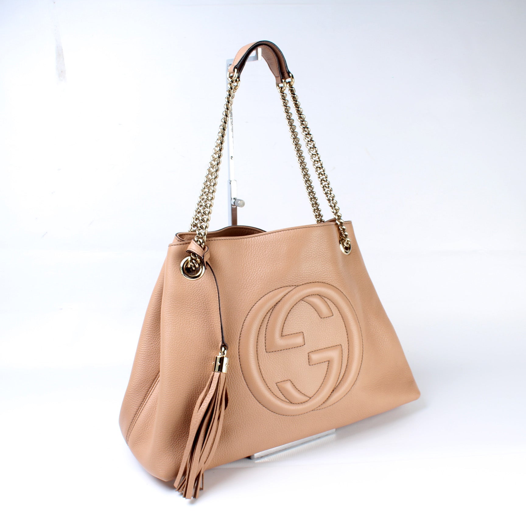 Gucci Soho Leather Medium Shoulder Bag Medium 22