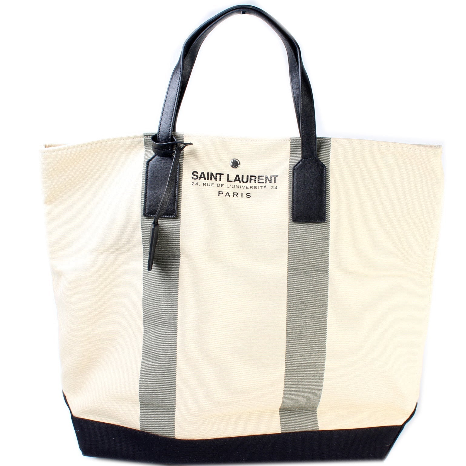 YSL Saint Laurent Saint Laurent Beach Shopping Tote Bag Canvas