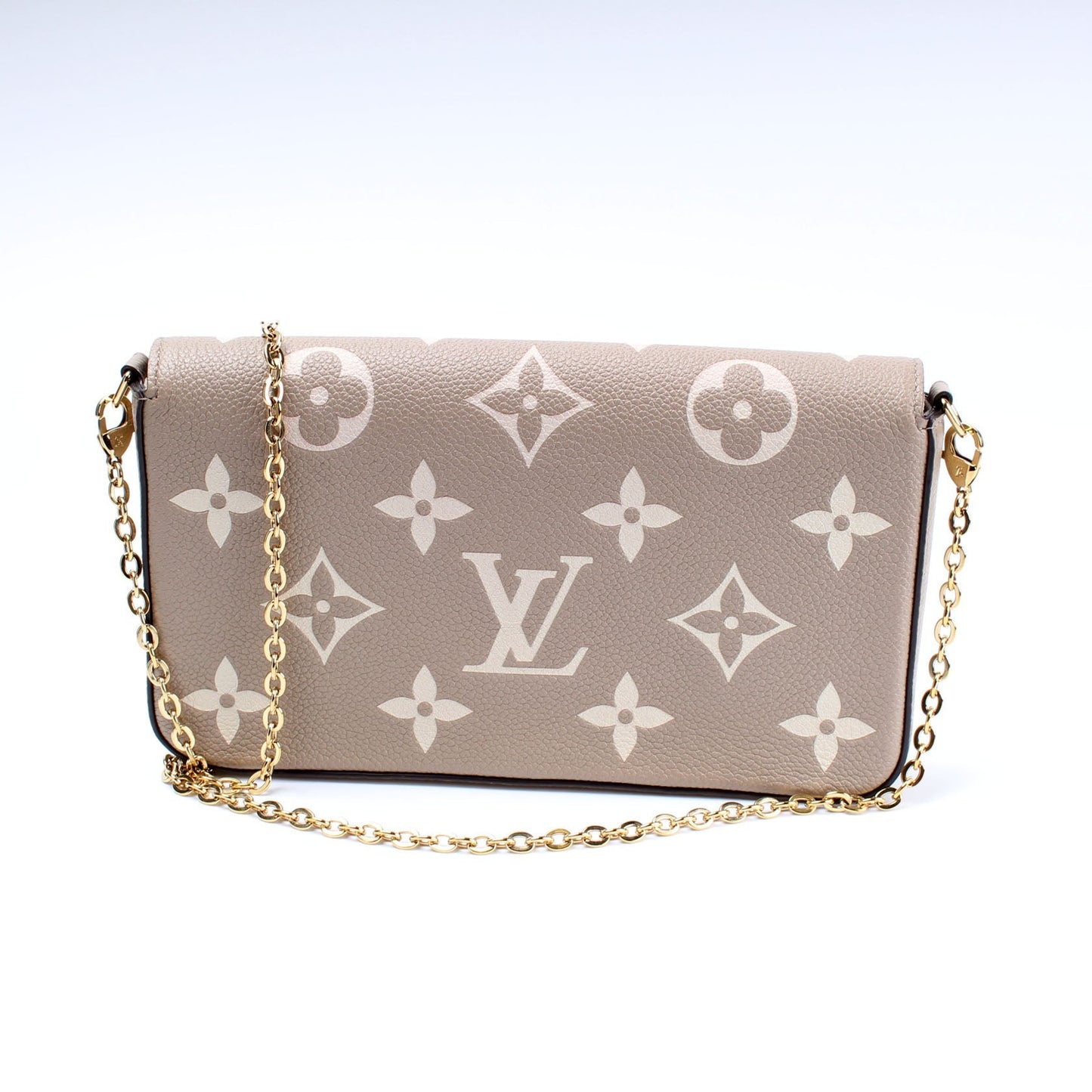 Louis Vuitton Pochette Felicie Giant Monogram Empreinte Clutch Bag