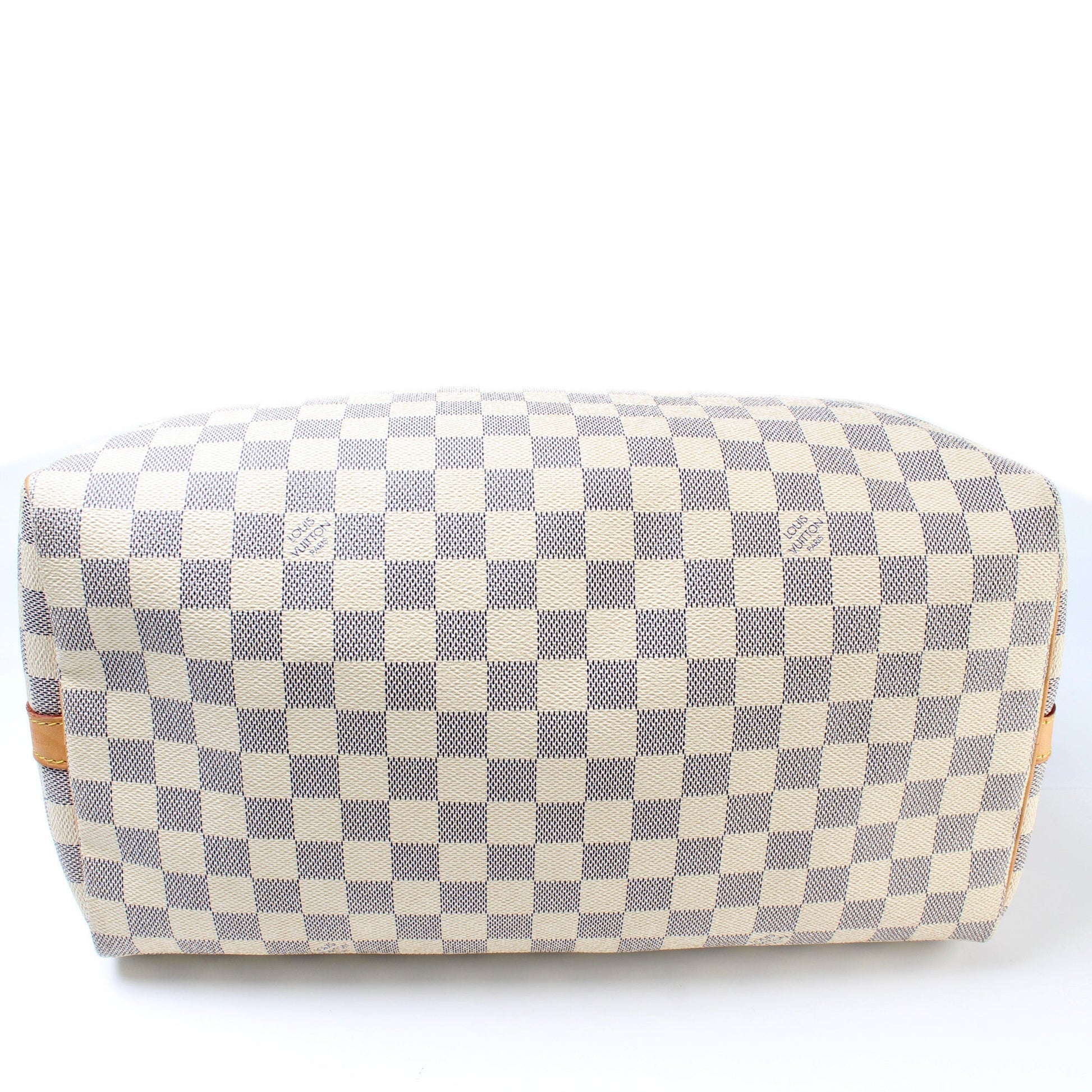 Louis Vuitton Speedy 35 Bandouliere Azur Damier Handbag