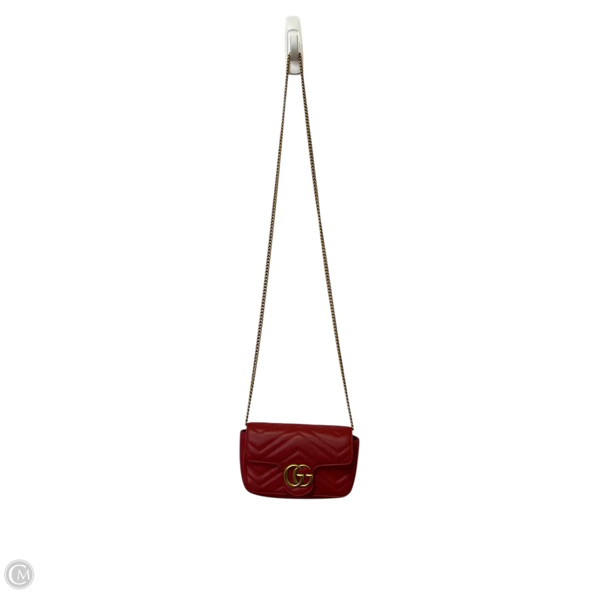 Crossbody Luxury Designer By Gucci, Size: Small