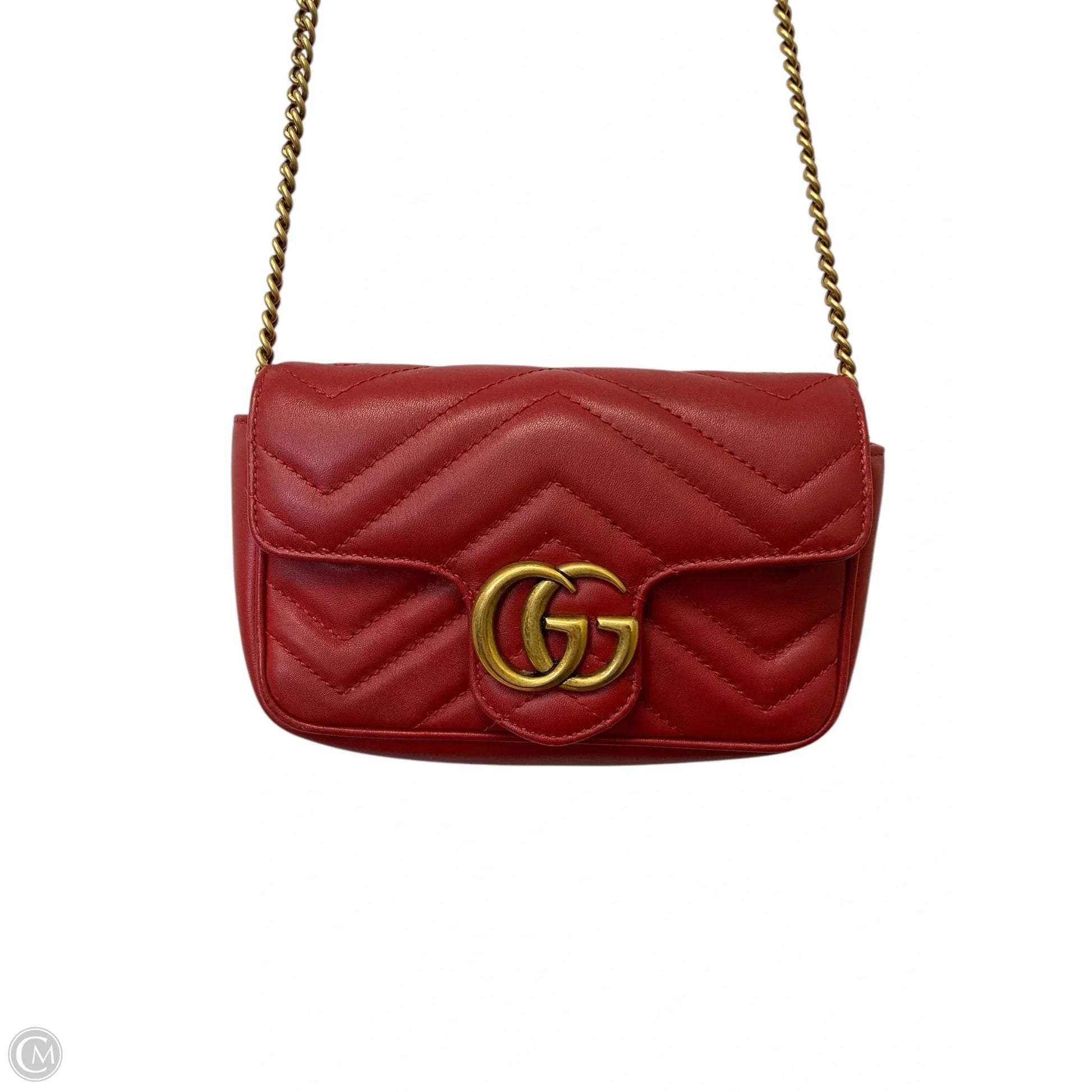 Crossbody Luxury Designer By Gucci, Size: Small