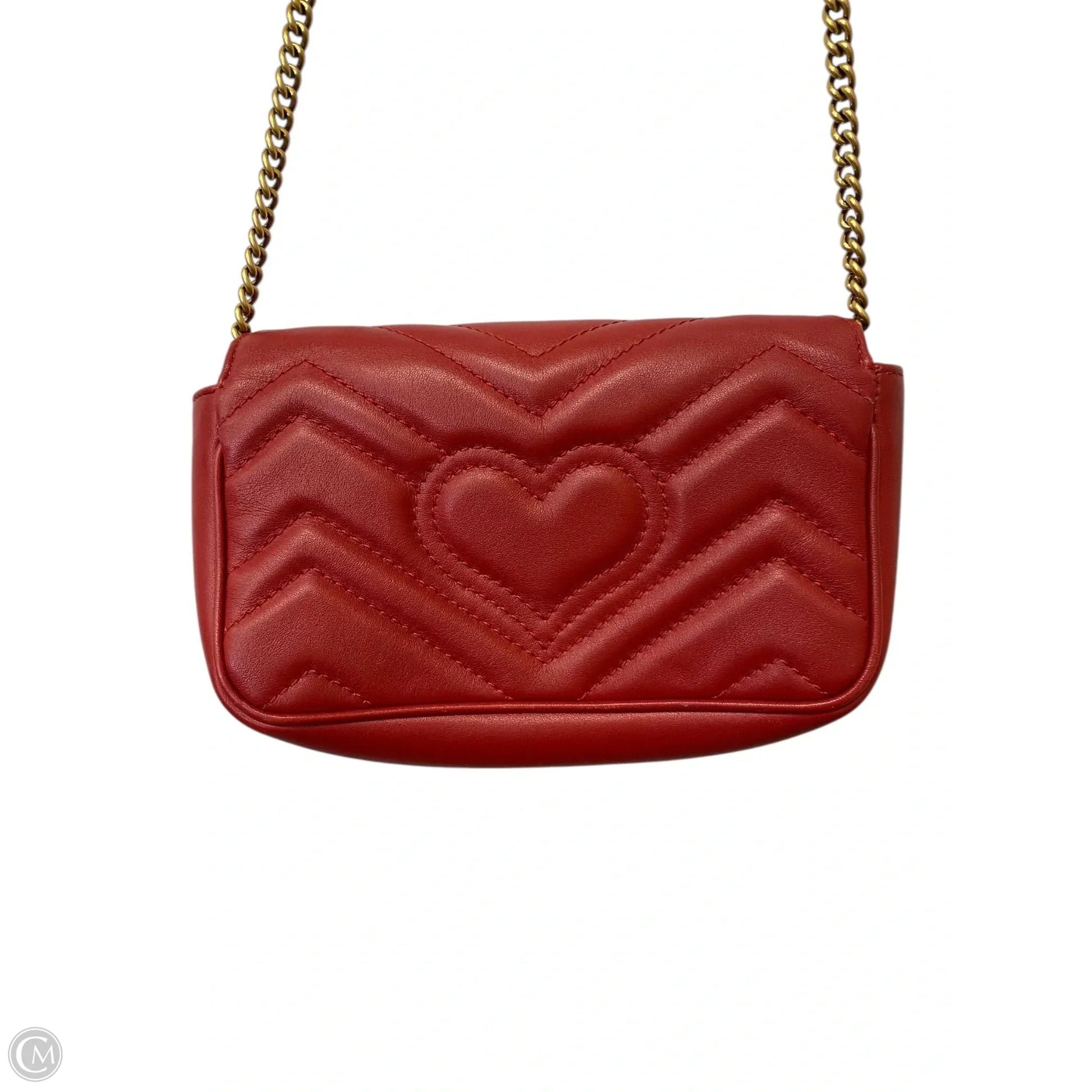 Crossbody Luxury Designer By Gucci, Size: Small