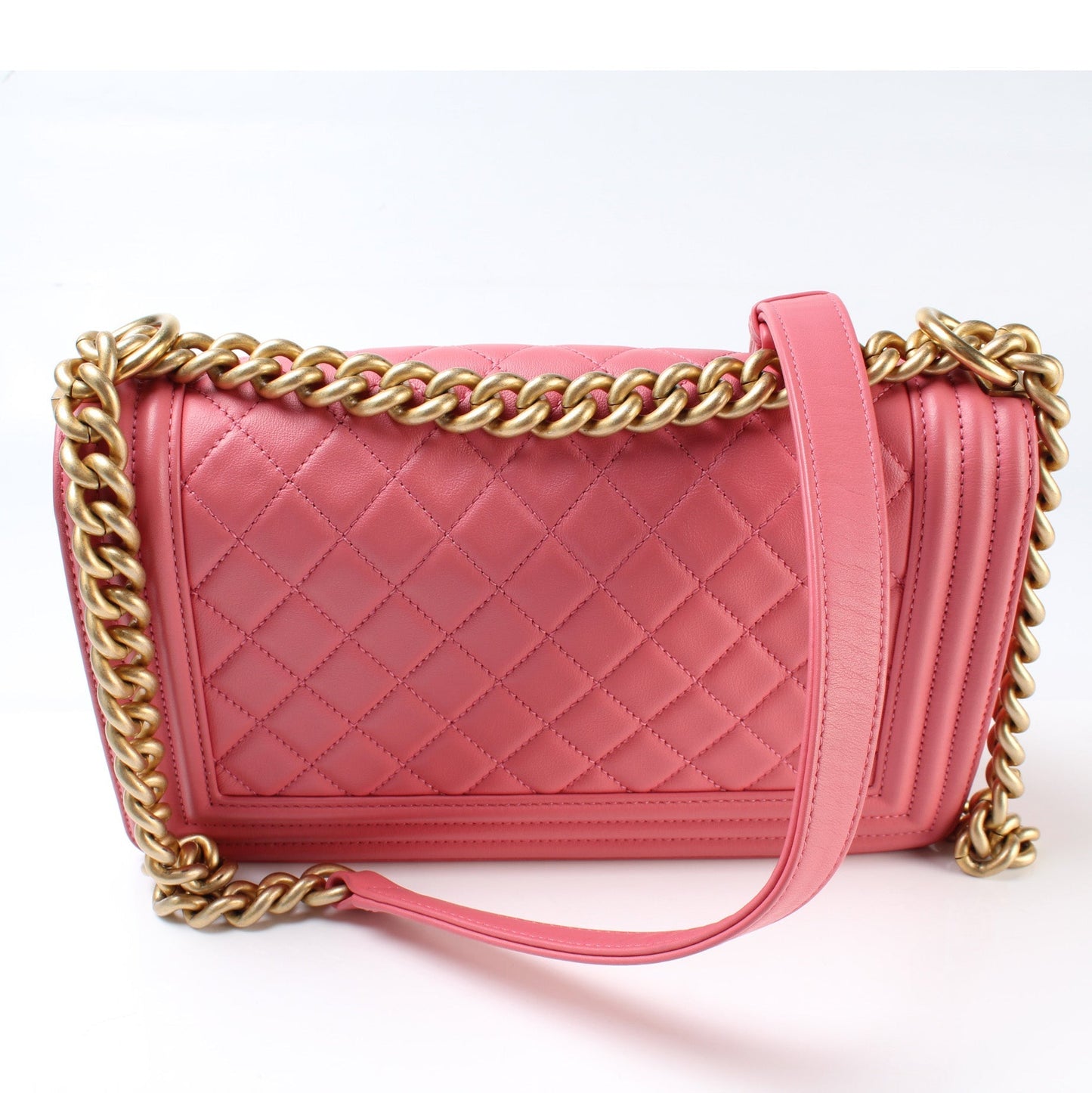 Chanel Boy Flap Lambskin Older Handbag Lambskin Older