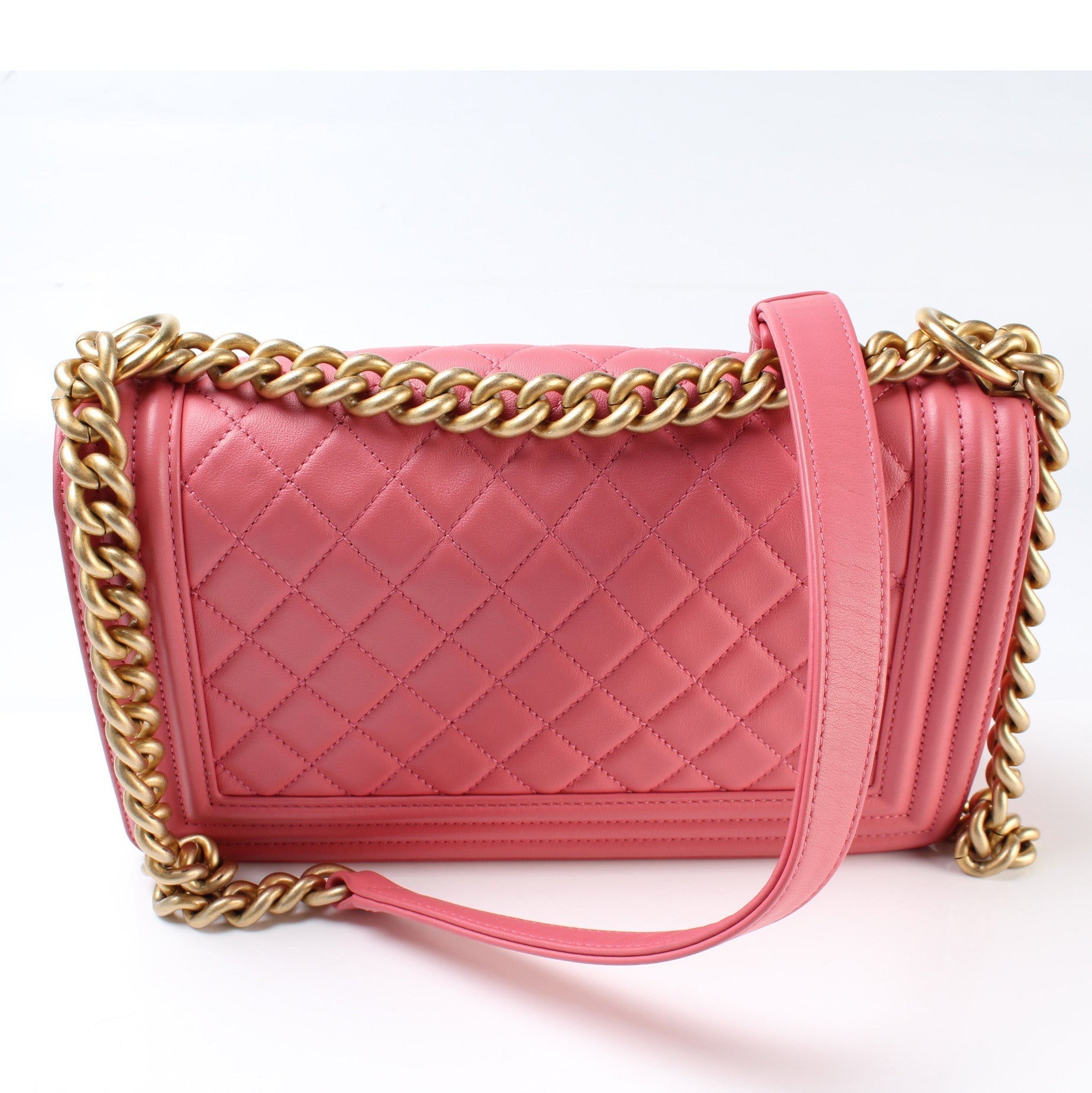 Chanel Boy Flap Lambskin Older Handbag Lambskin Older