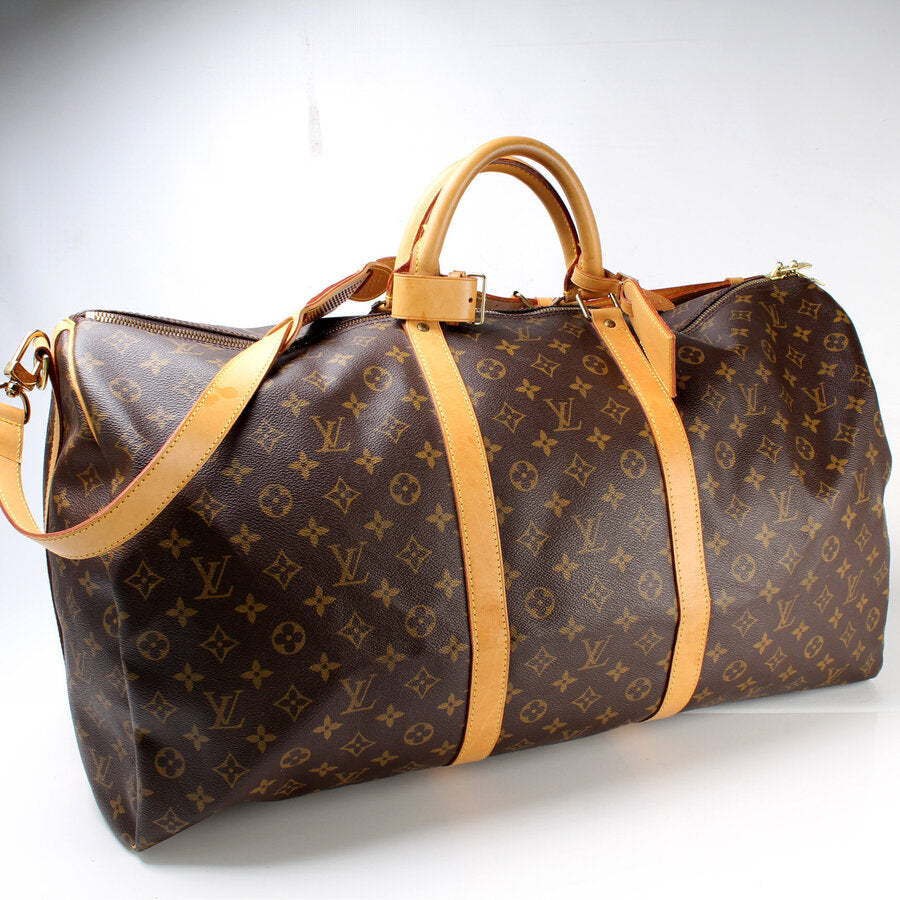 Louis Vuitton Keepall 60 Bandouliere Monogram Travel Bag Monogram 27