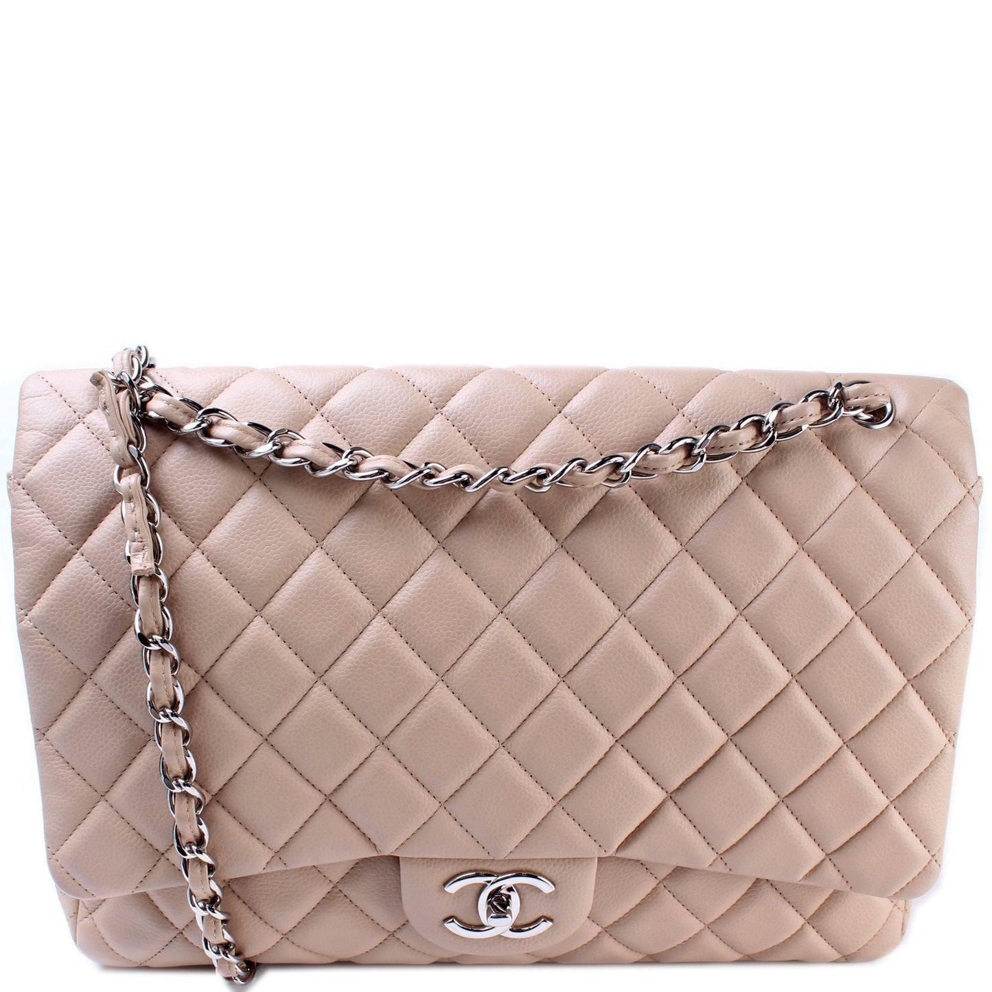 Chanel Classic Flap Maxi Caviar 14M Handbag 14M 3