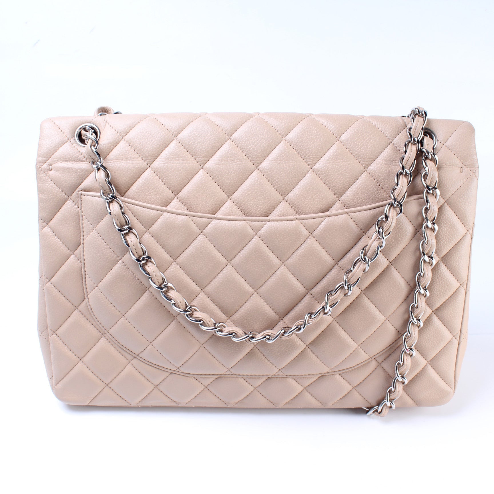 Chanel Classic Flap Maxi Caviar 14M Handbag 14M 3