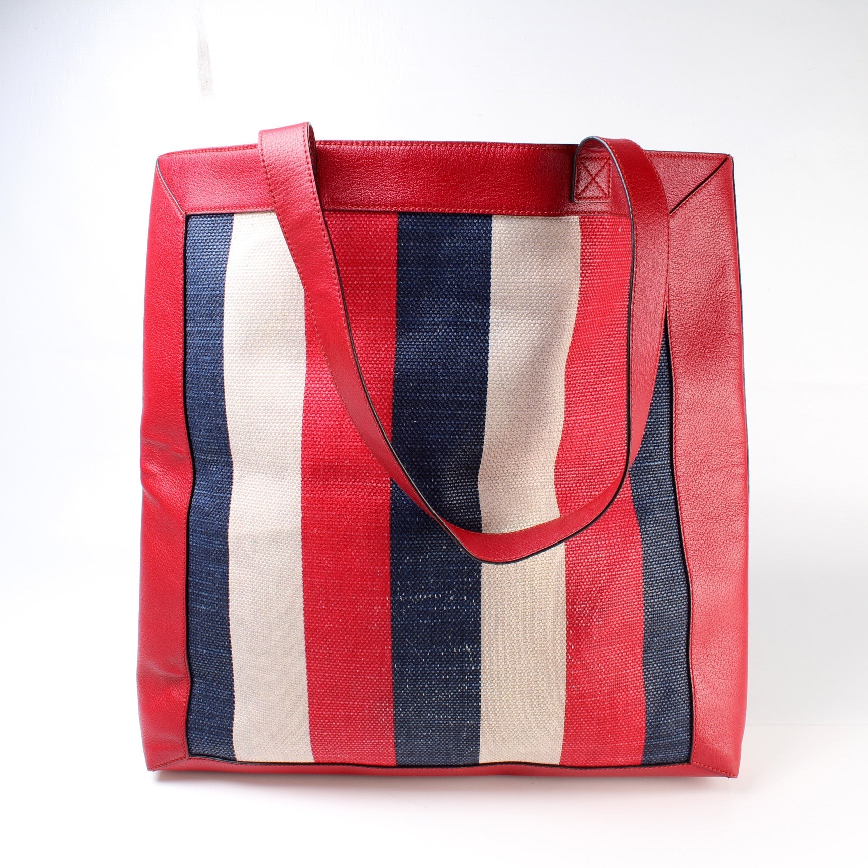 Gucci Sherry Line Striped Tote Bag