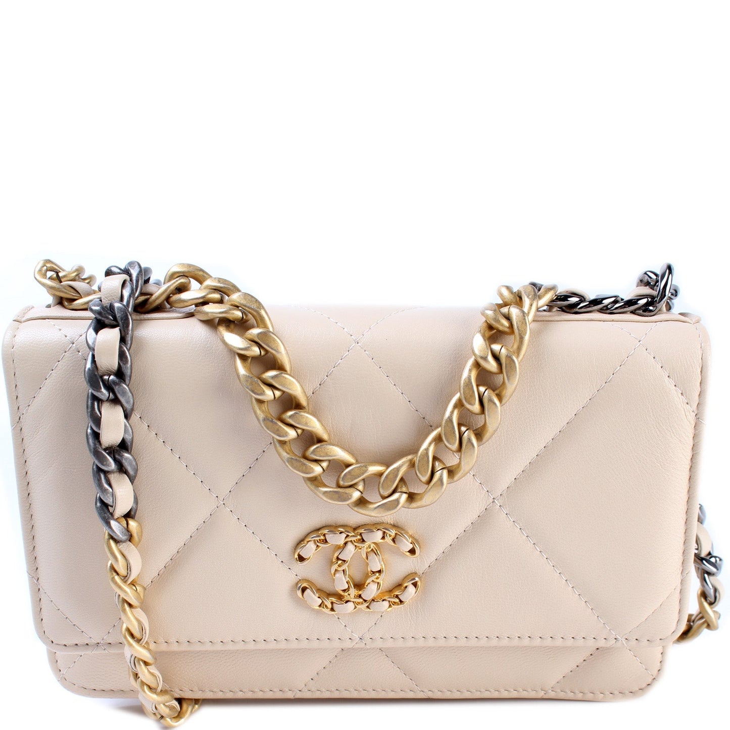 Chanel 19 WOC Quilted Lambskin 30M Clutch Bag