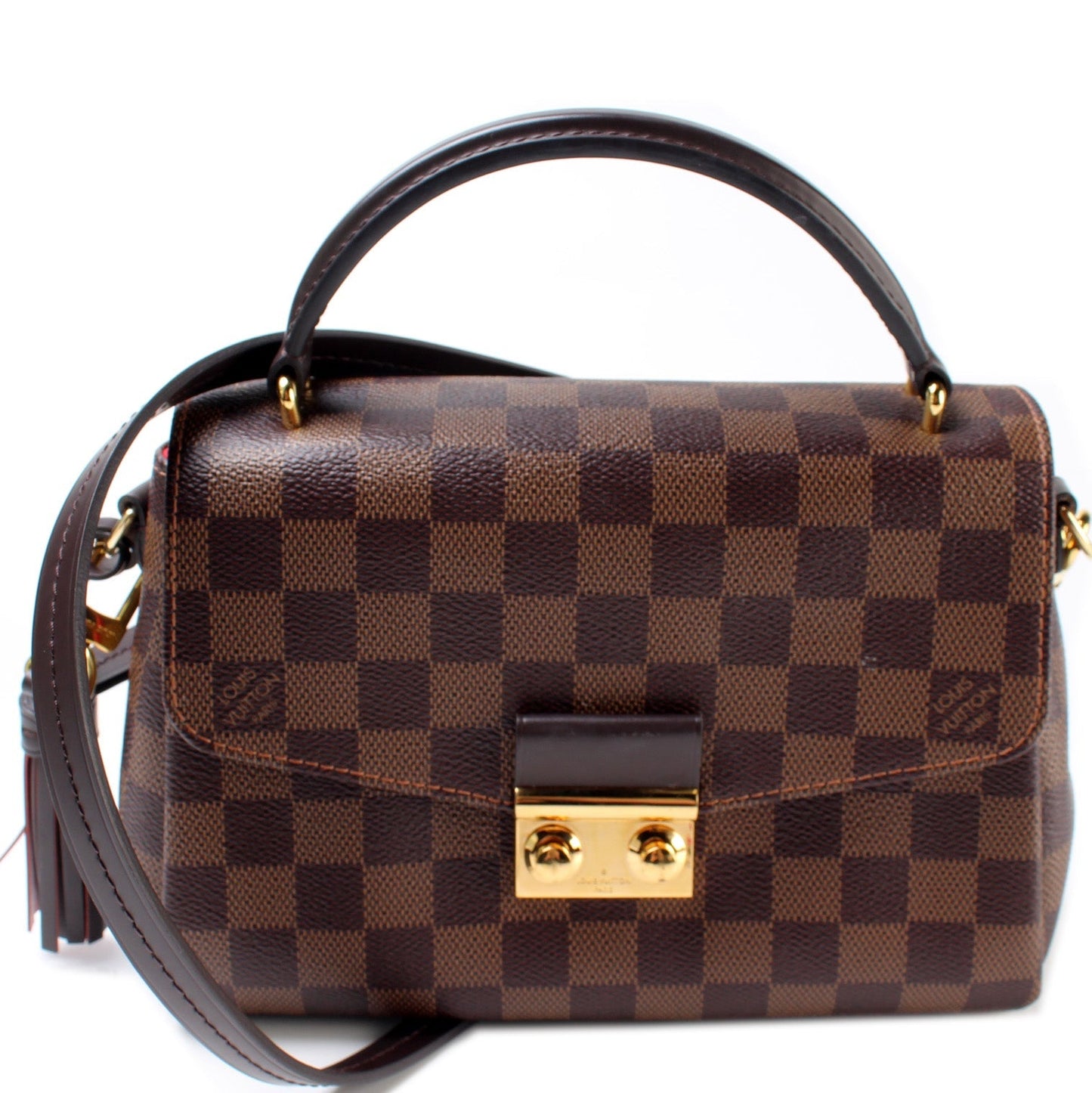 Louis Vuitton Croisette Ebene Damier Handbag Ebene 5