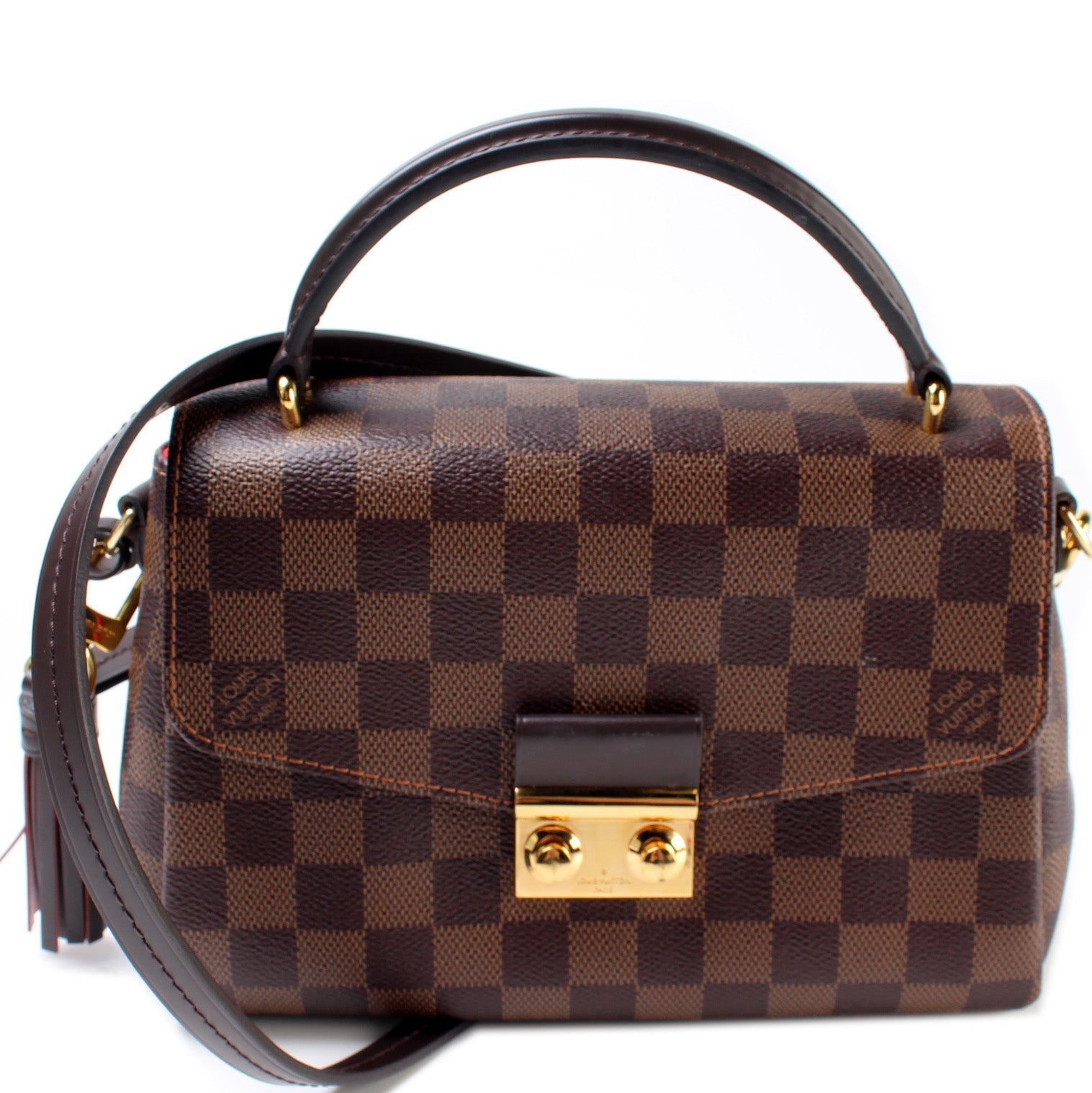 Louis Vuitton Croisette Ebene Damier Handbag Ebene 5