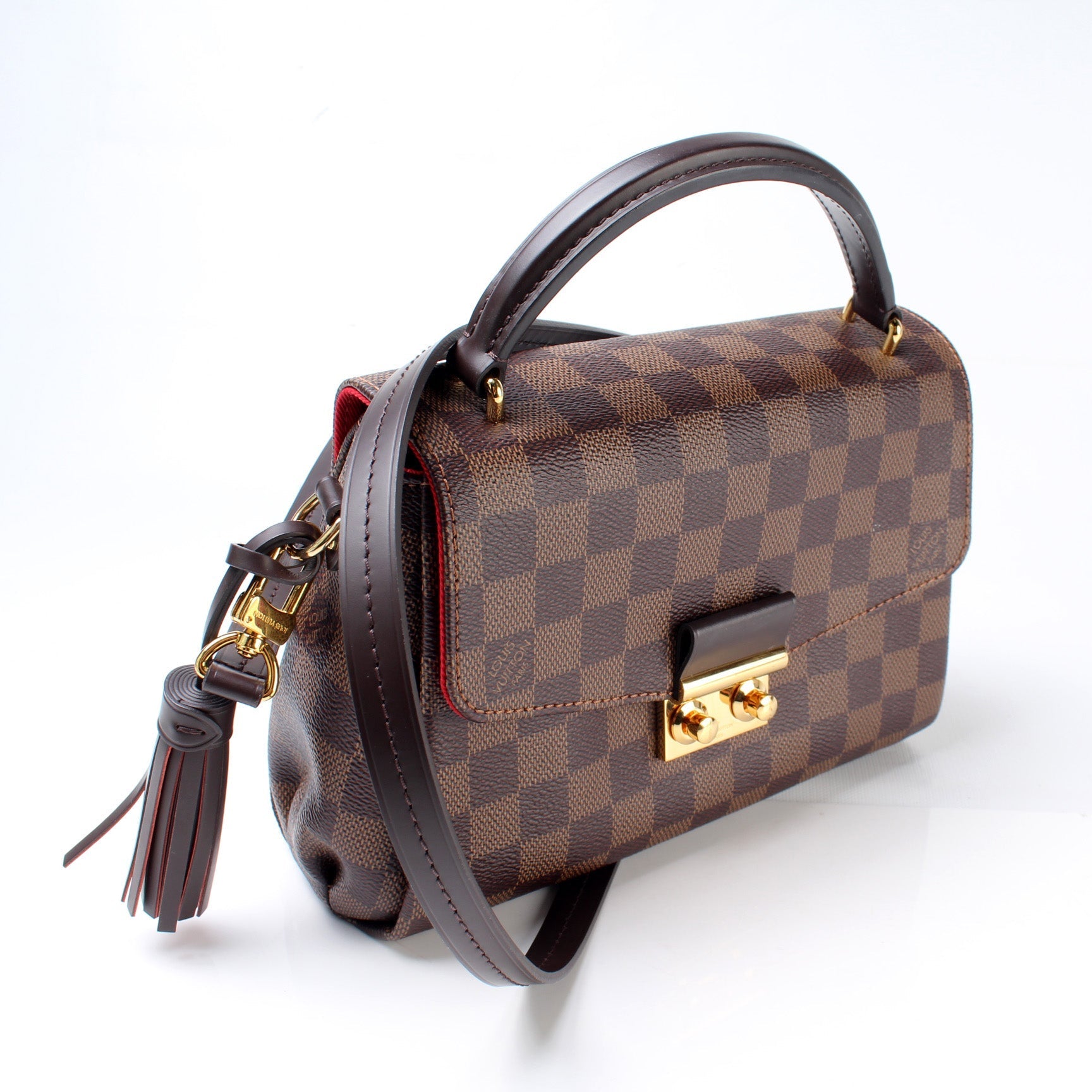 Louis Vuitton Croisette Ebene Damier Handbag Ebene 5