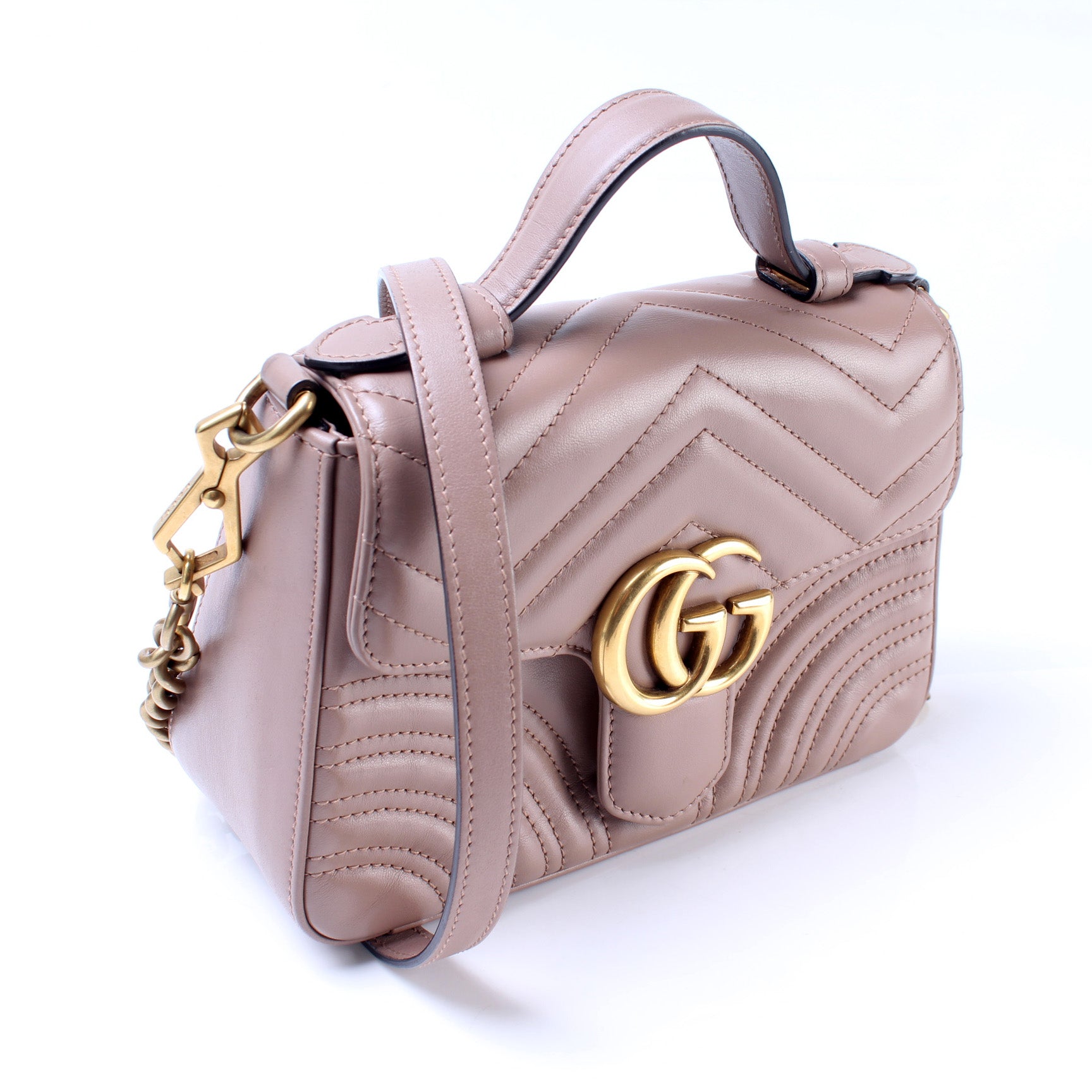 Gucci Marmont Mini Top Handle Travel Bag 3