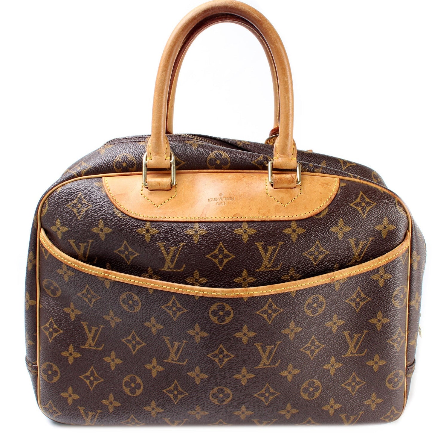 Louis Vuitton Deauville Monogram Handbag Monogram 25