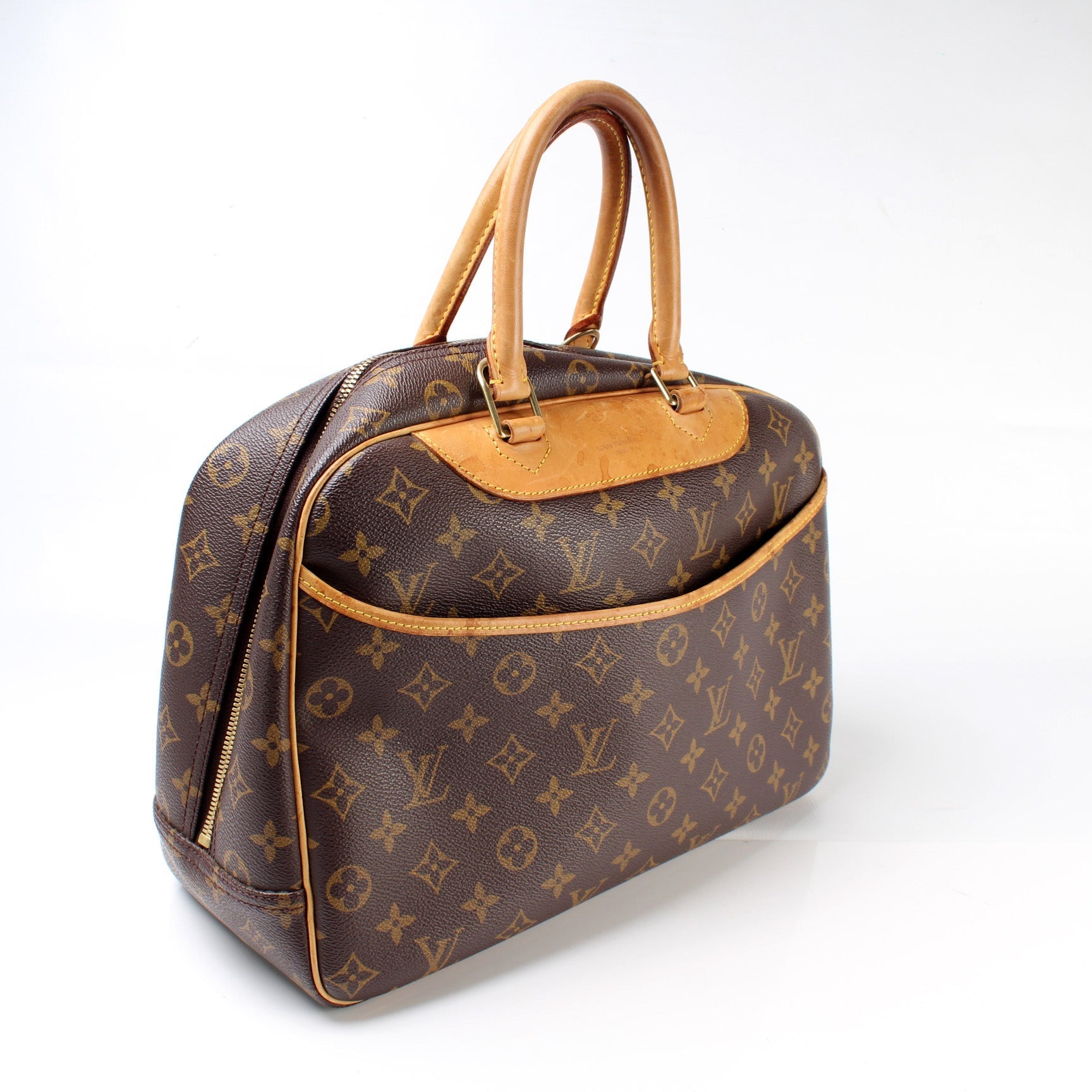Louis Vuitton Deauville Monogram Handbag Monogram 25