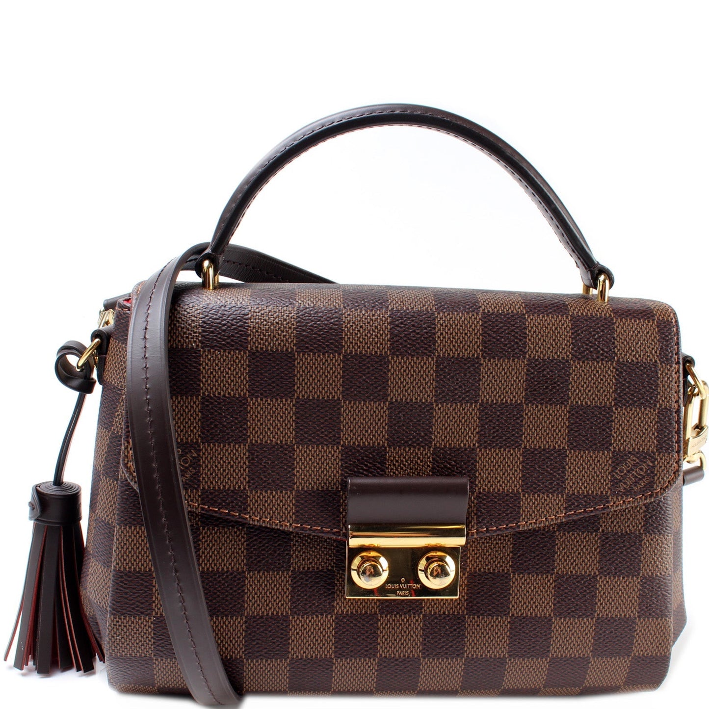 Louis Vuitton Croisette Ebene Damier Handbag Ebene 6
