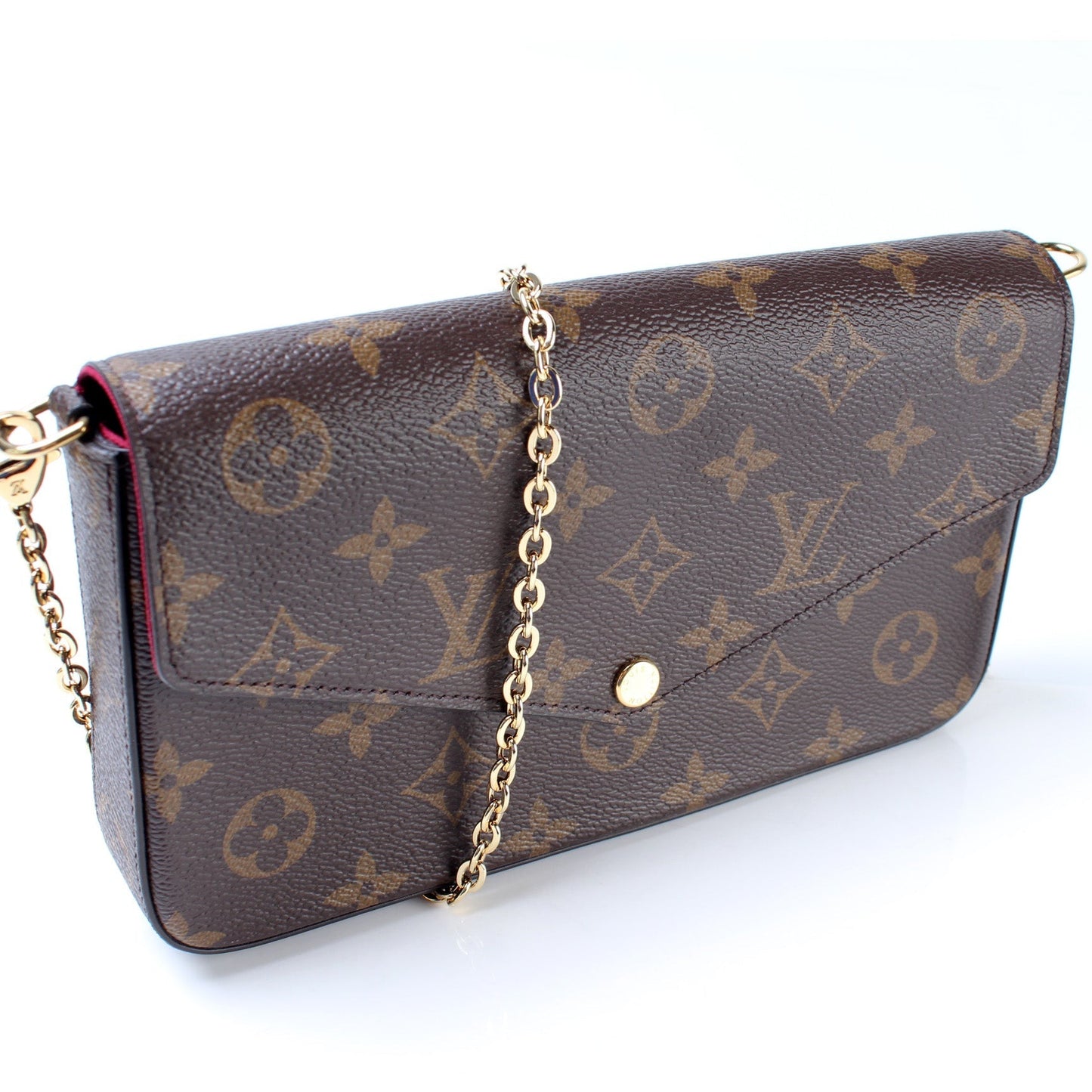 Louis Vuitton Pochette Felicie Monogram Clutch Bag Monogram 55
