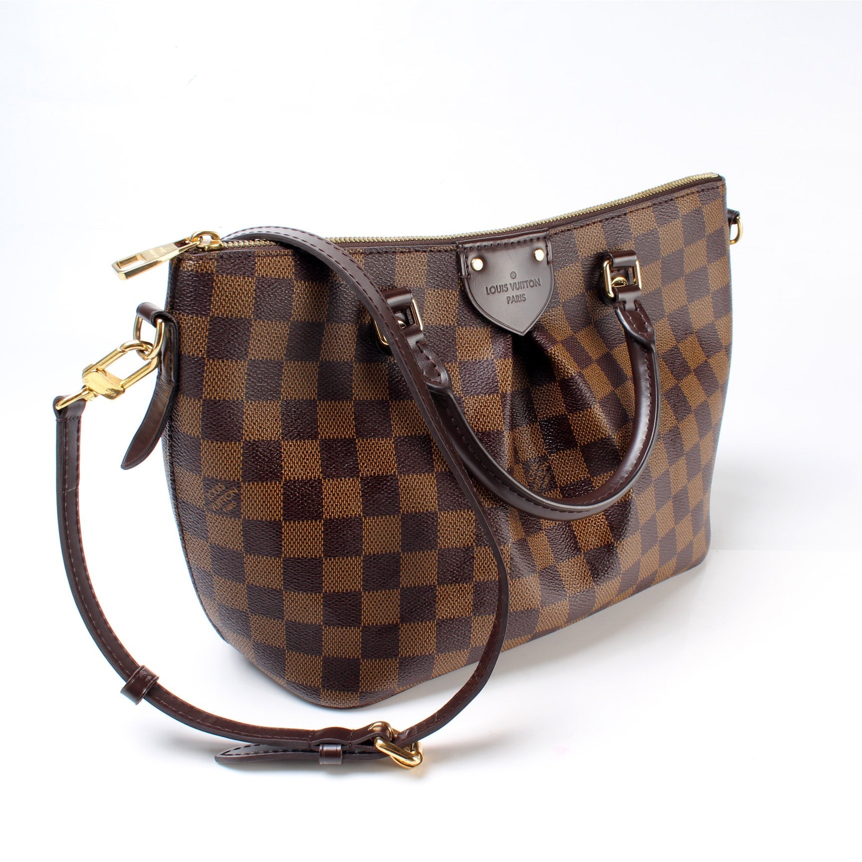 Louis Vuitton Siena Ebene PM Damier Handbag Ebene 2