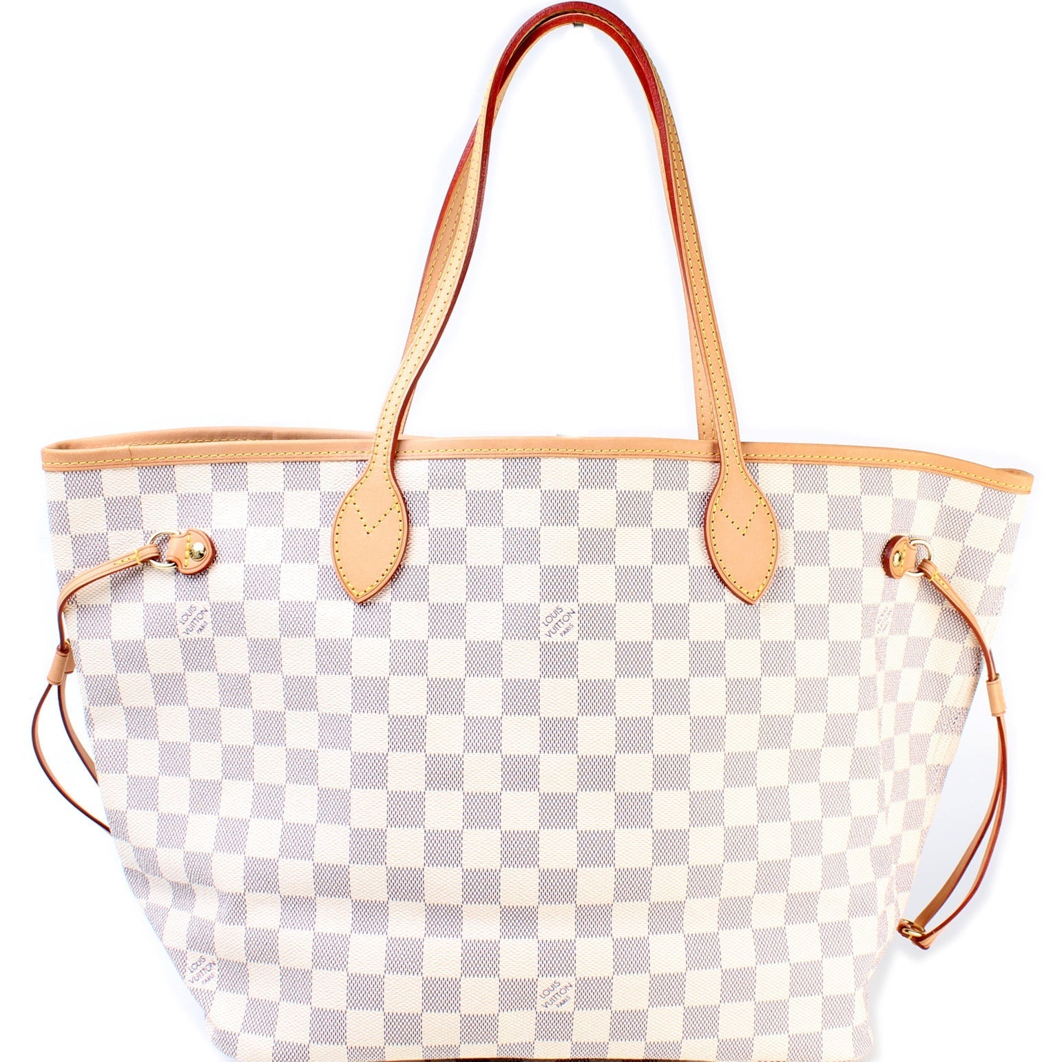 Louis Vuitton Neverfull MM Azur Damier Tote Bag Azur 26