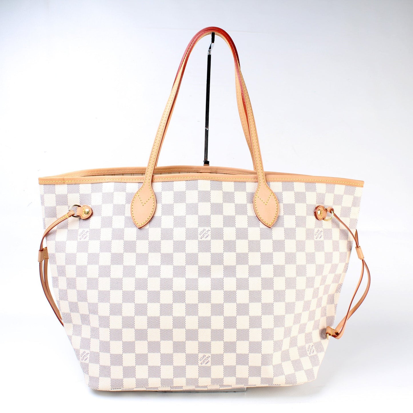 Louis Vuitton Neverfull MM Azur Damier Tote Bag Azur 26