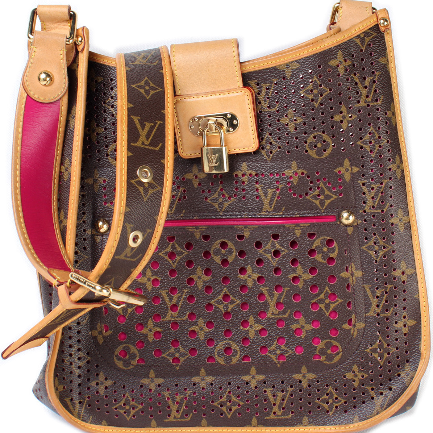 Louis Vuitton M tte Perforated Monogram Handbag