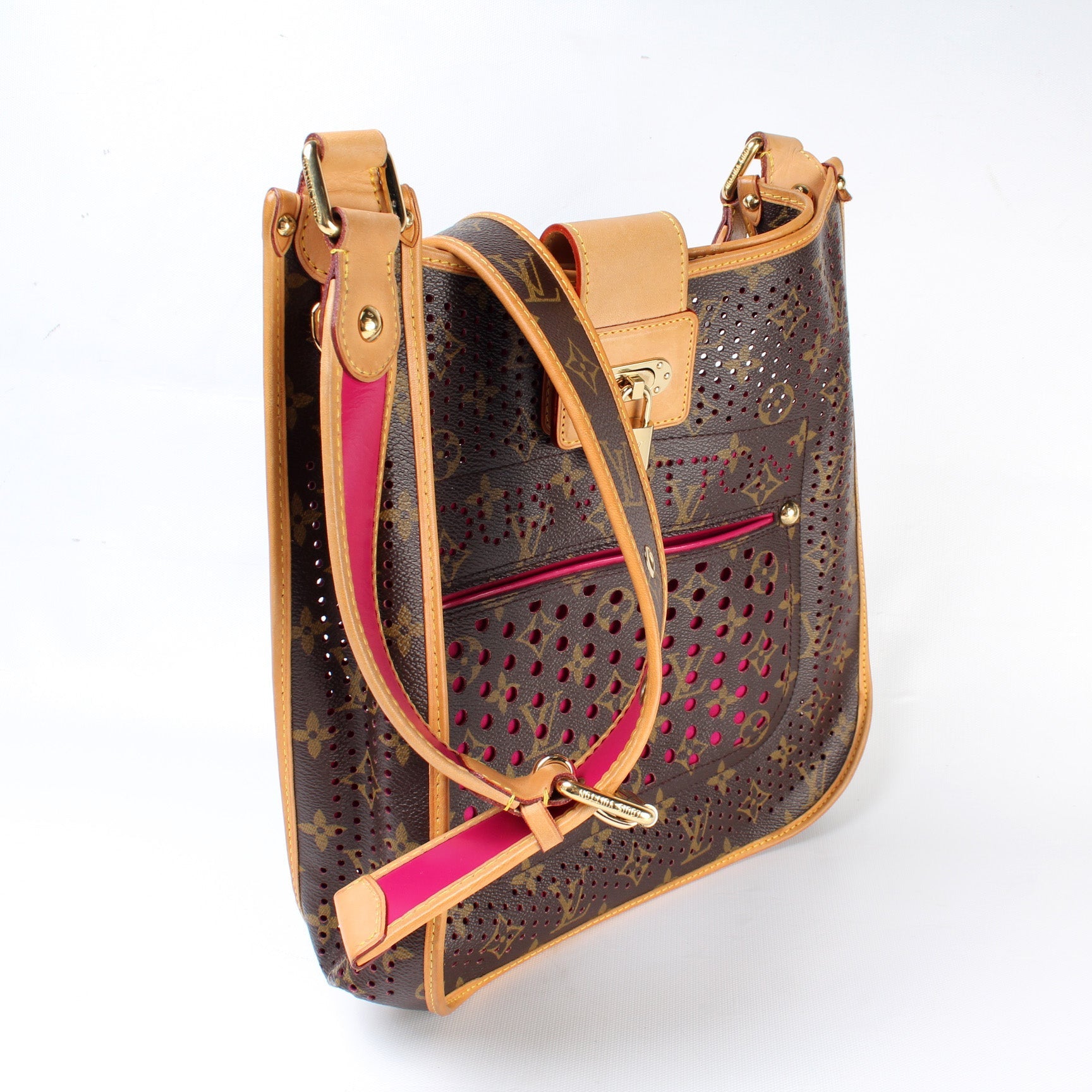Louis Vuitton M tte Perforated Monogram Handbag