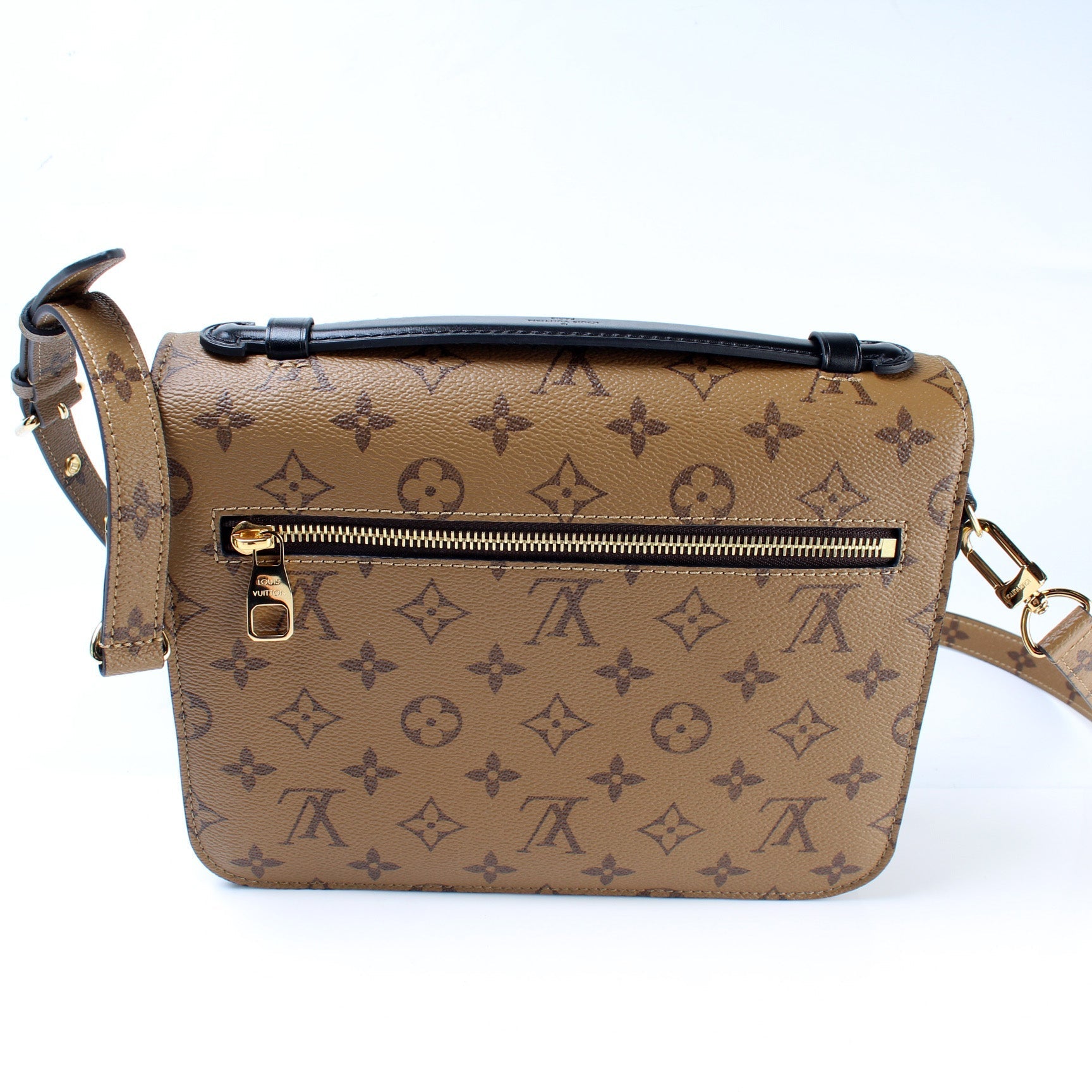 Louis Vuitton Pochette Metis Reverse Monogram Clutch Bag Monogram 9