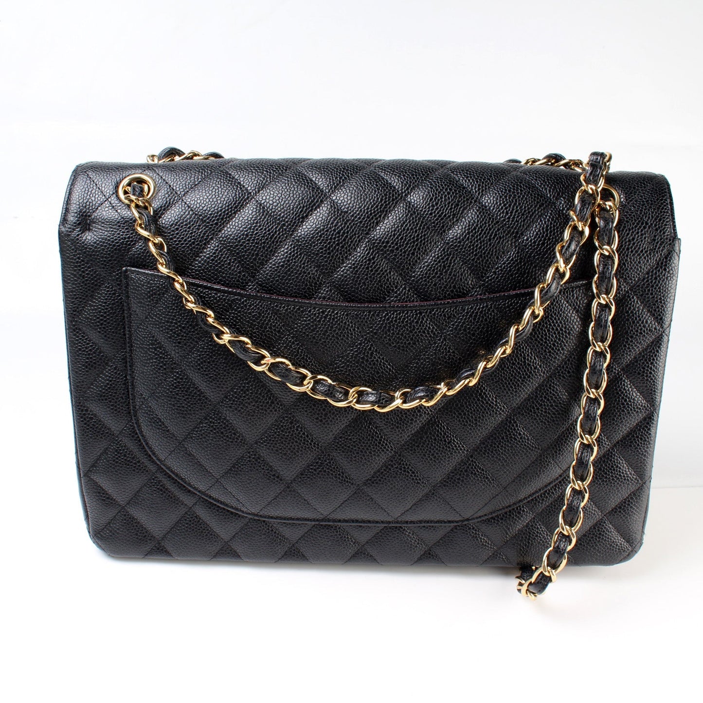Chanel Classic Flap Maxi Caviar 27M Handbag