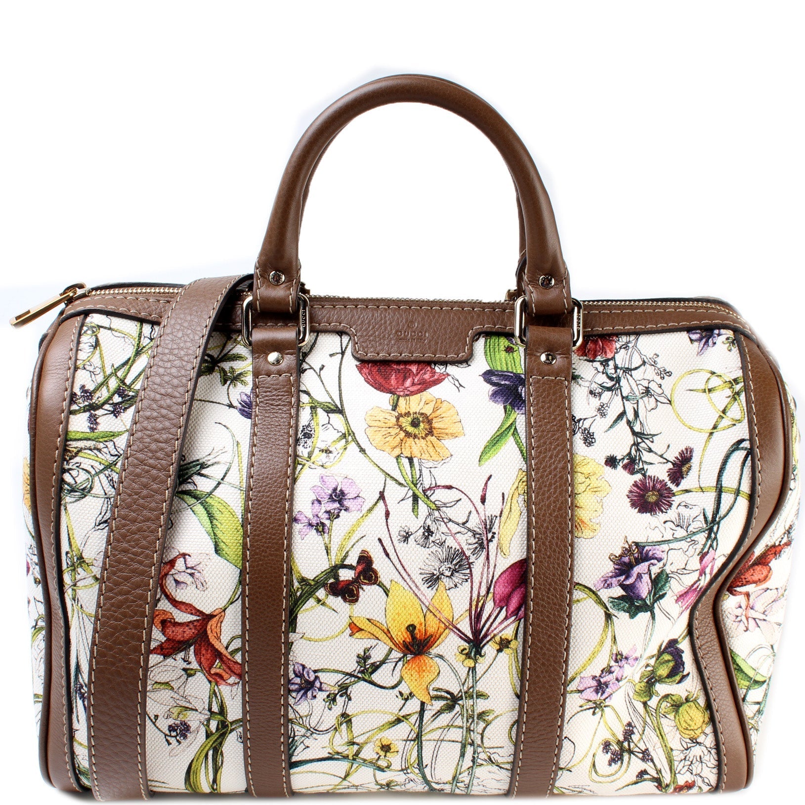 Gucci Boston Floral Travel Bag