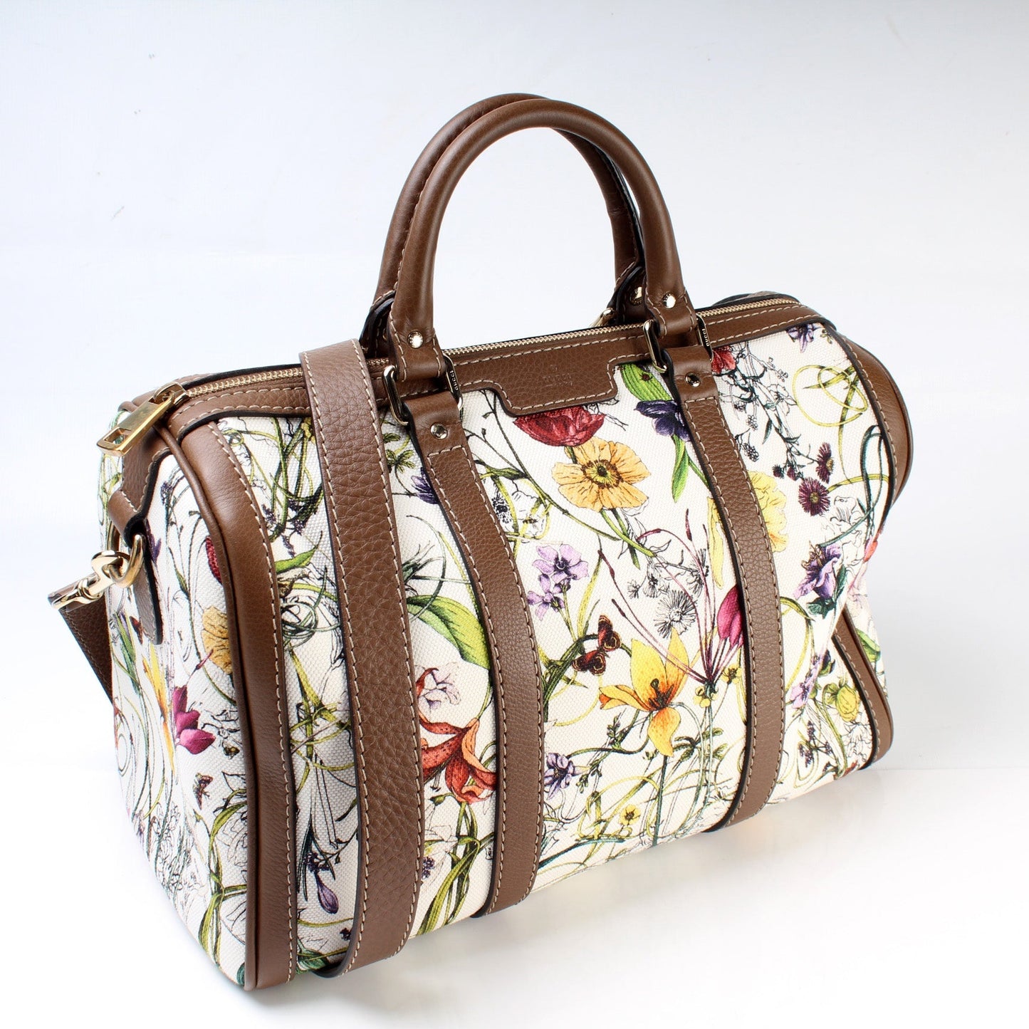 Gucci Boston Floral Travel Bag