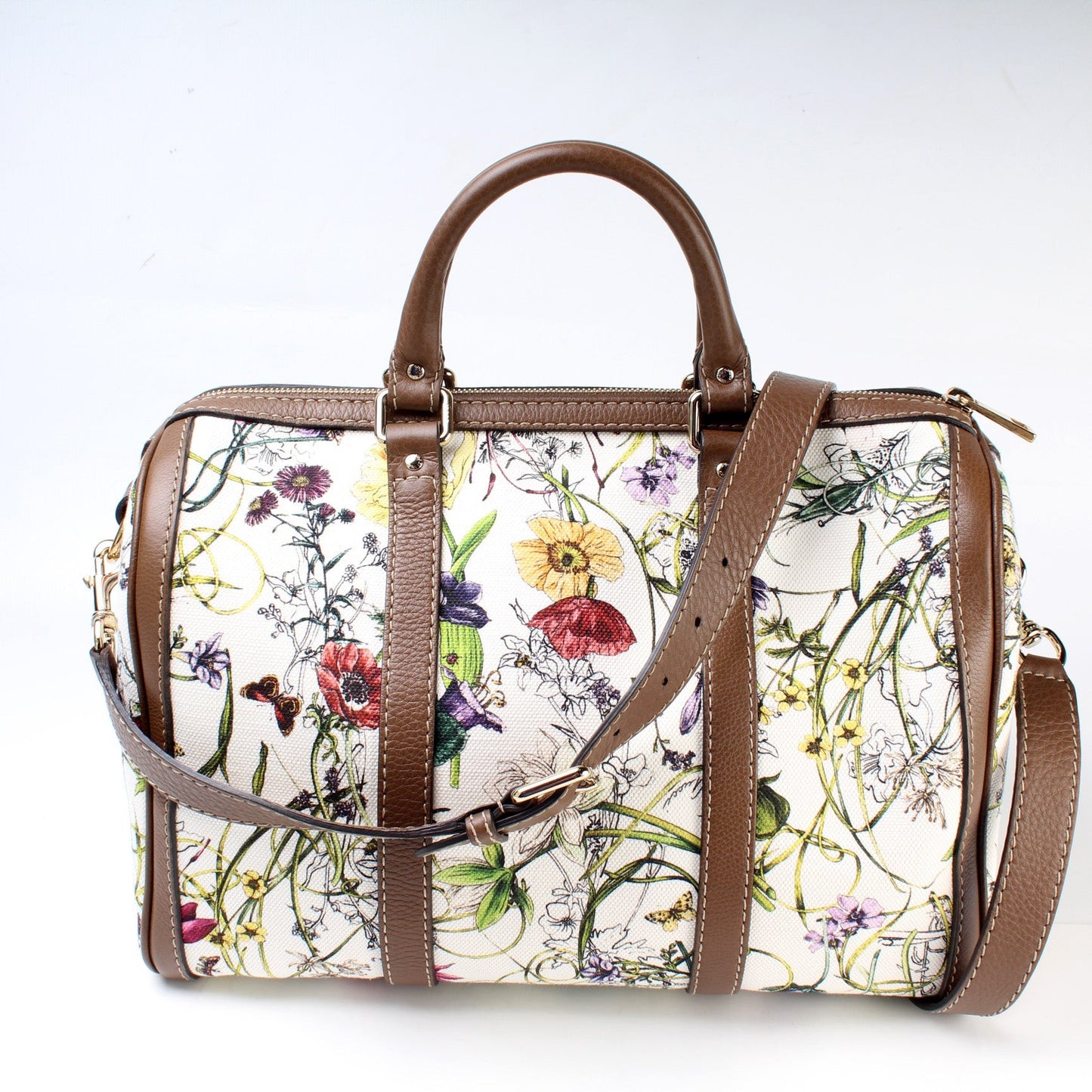 Gucci Boston Floral Travel Bag