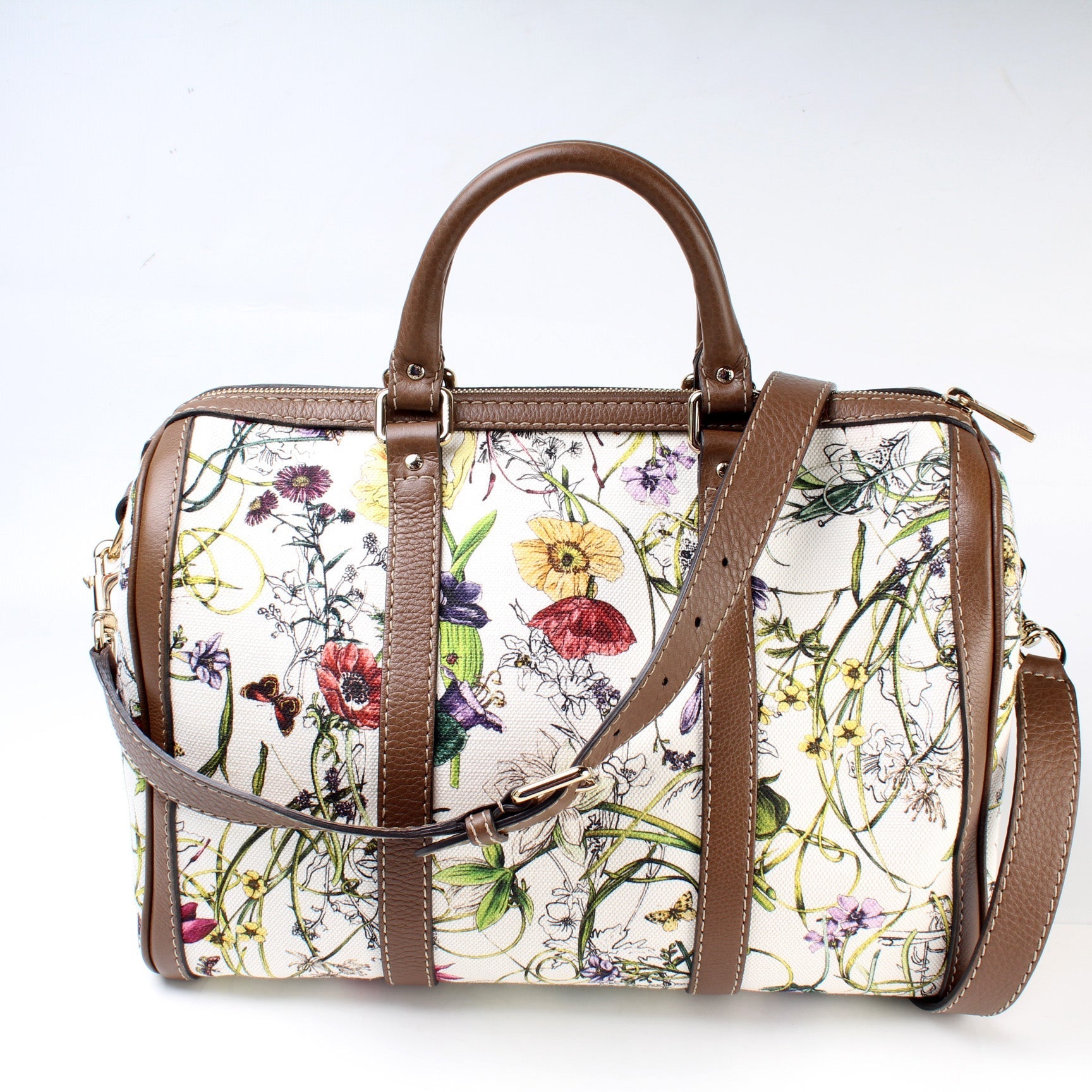 Gucci Boston Floral Travel Bag
