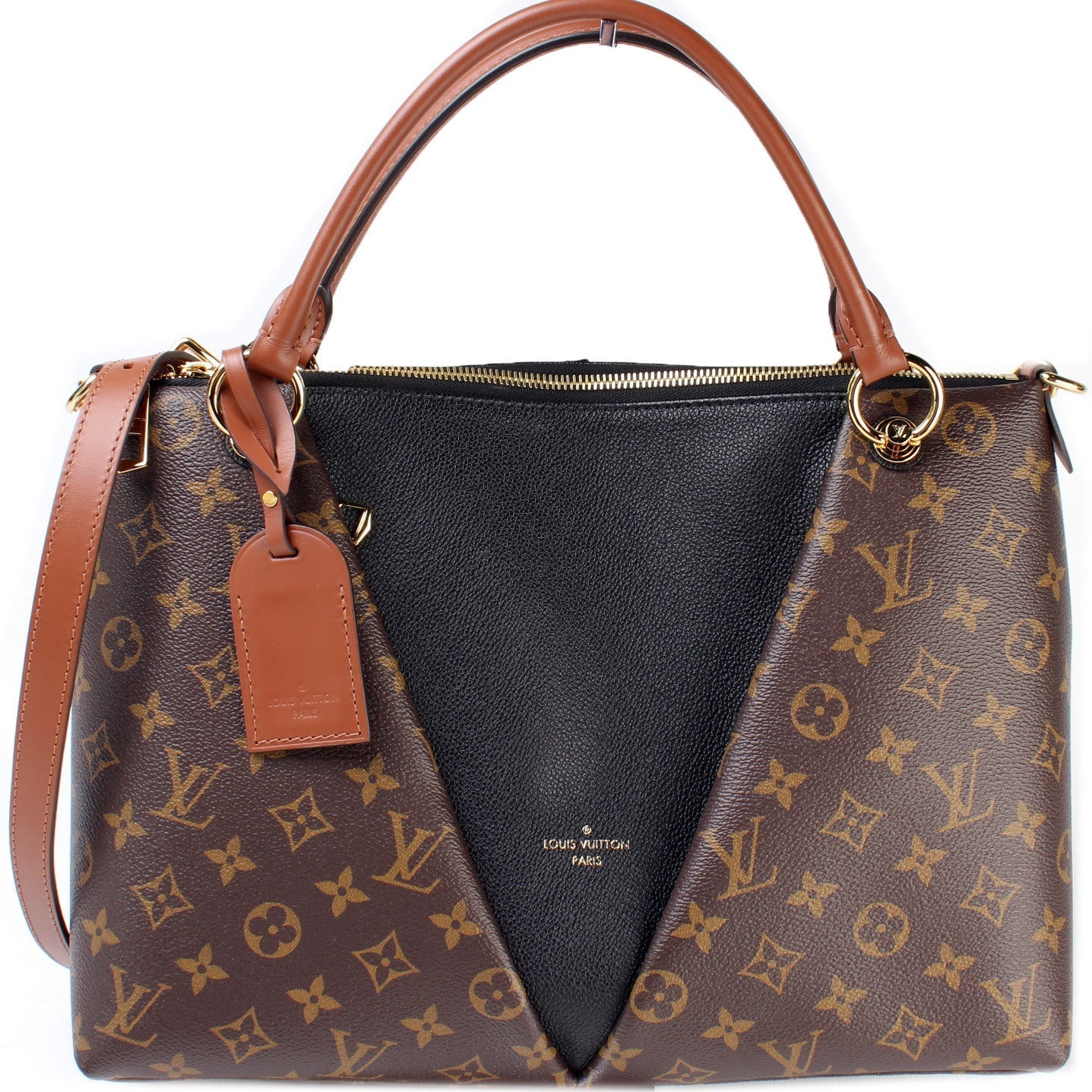 Louis Vuitton V Monogram MM Tote Bag