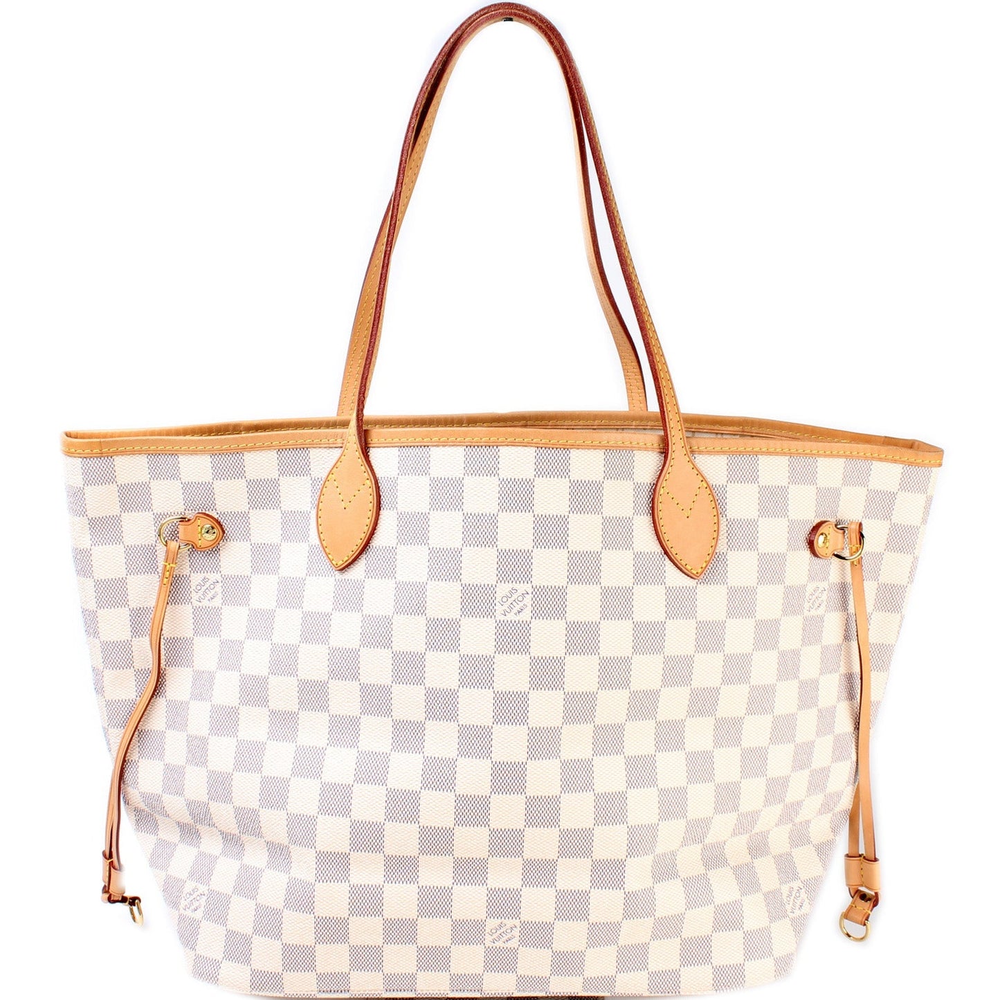 Louis Vuitton Neverfull MM Azur Damier Tote Bag Azur 74
