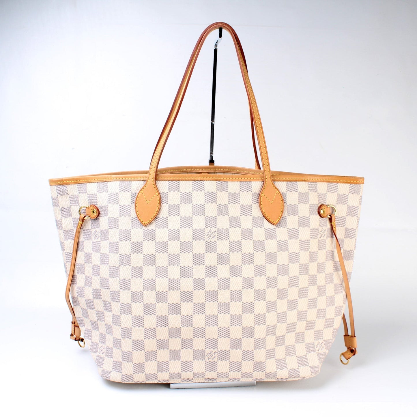 Louis Vuitton Neverfull MM Azur Damier Tote Bag Azur 74