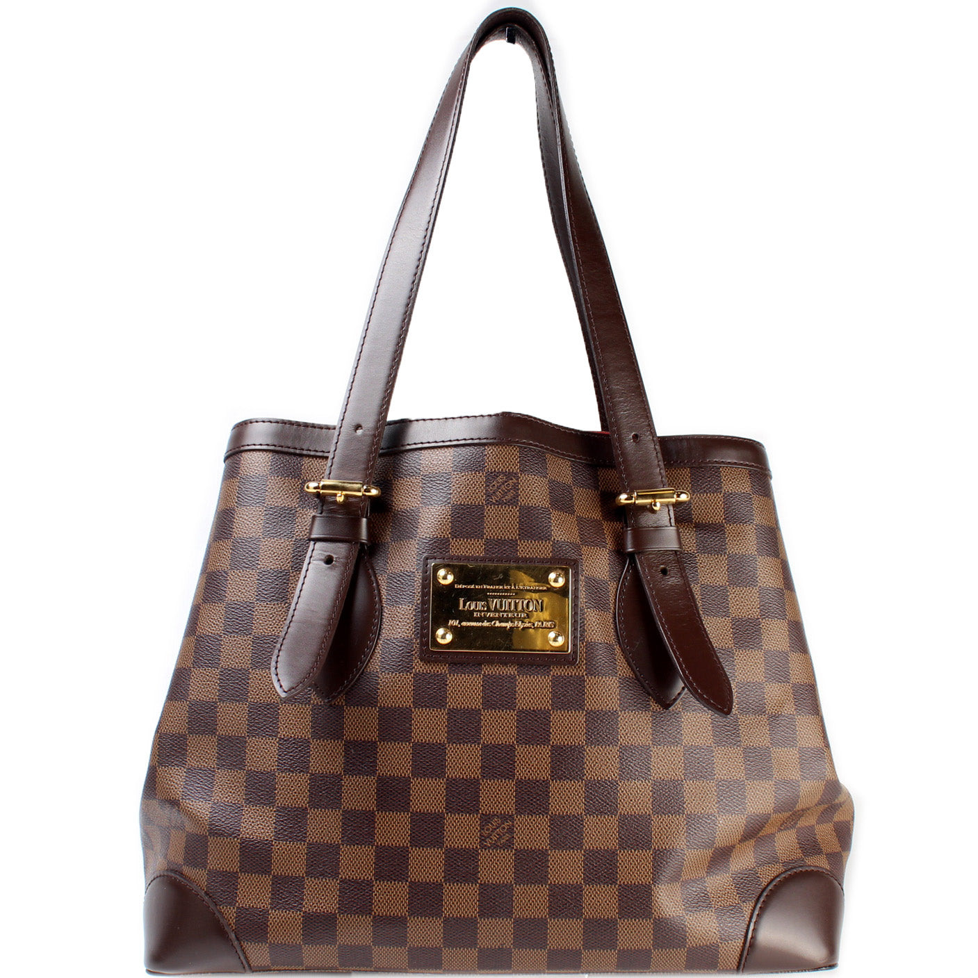 Louis Vuitton Hampstead MM Ebene Damier Handbag Ebene 10