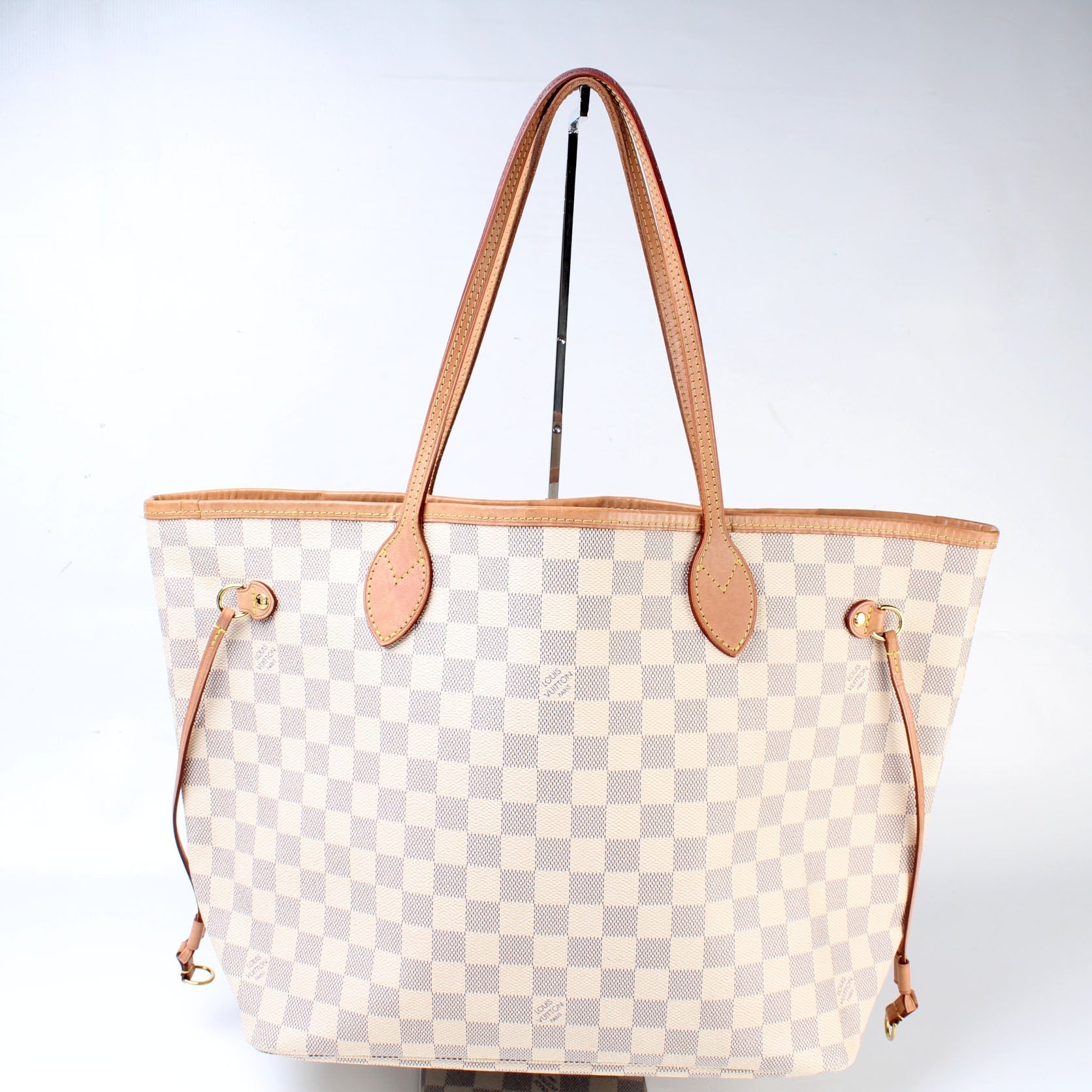Louis Vuitton Neverfull MM Azur Damier Tote Bag Azur 59