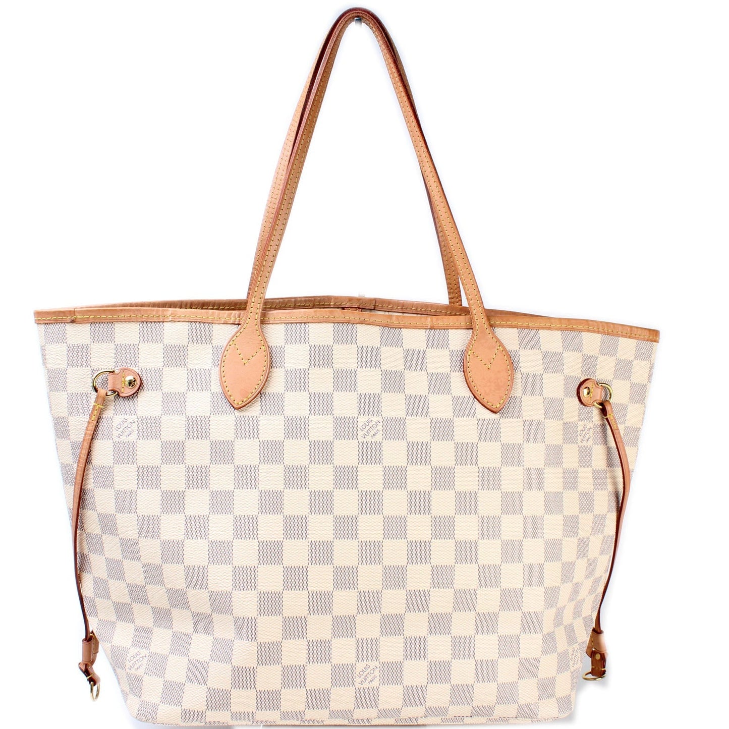 Louis Vuitton Neverfull MM Azur Damier Tote Bag Azur 59