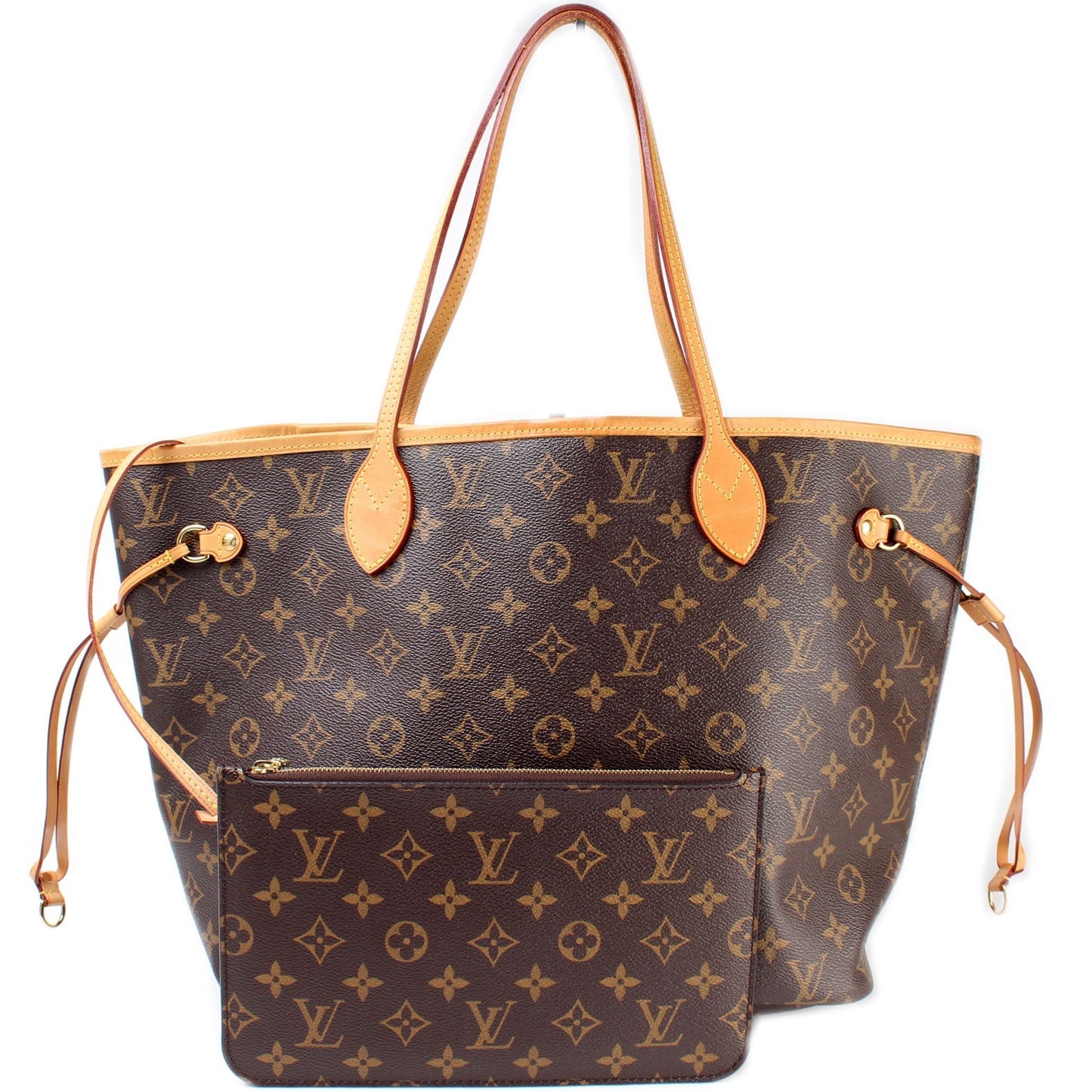 Louis Vuitton Neverfull W MM Monogram Wallet Case