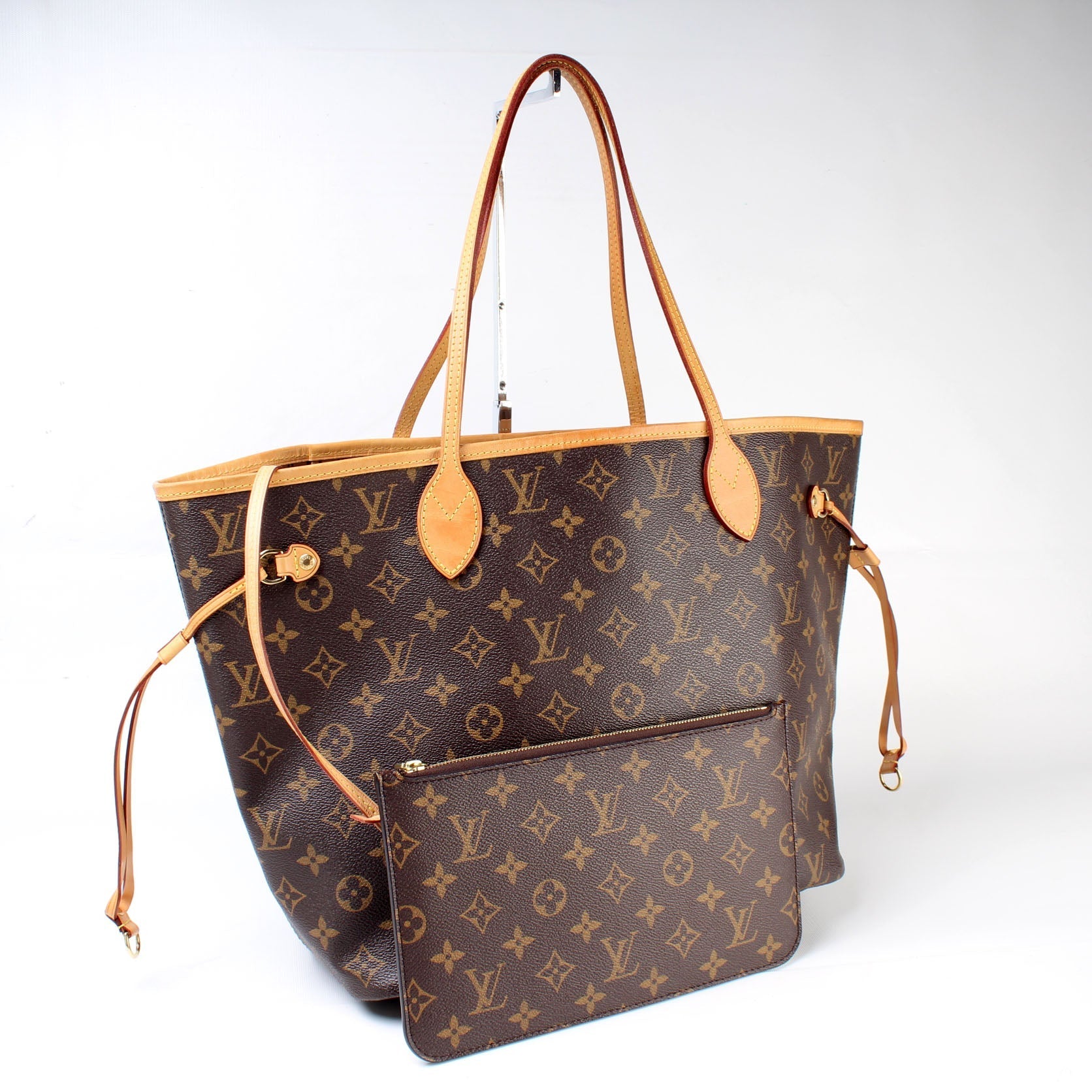 Louis Vuitton Neverfull W MM Monogram Wallet Case