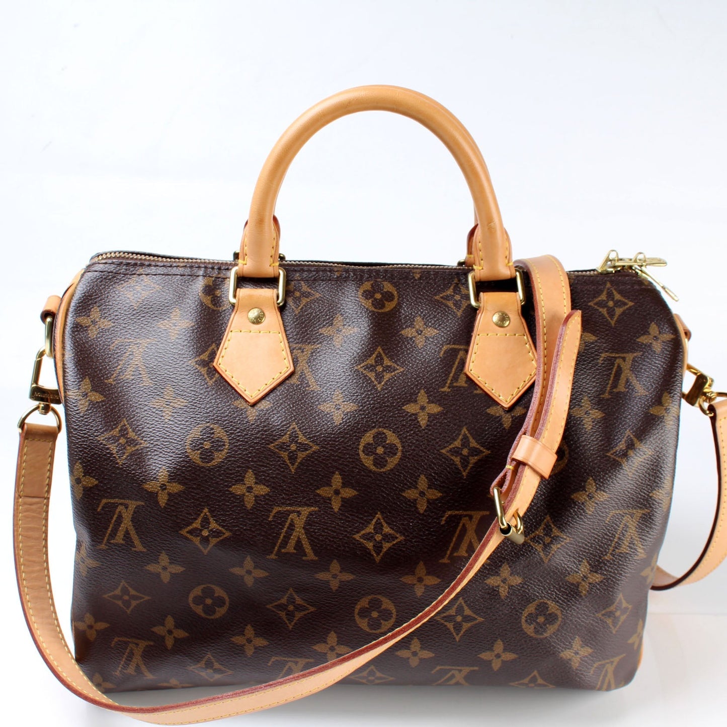Louis Vuitton Speedy 30 Bandouliere Monogram Handbag Monogram 18